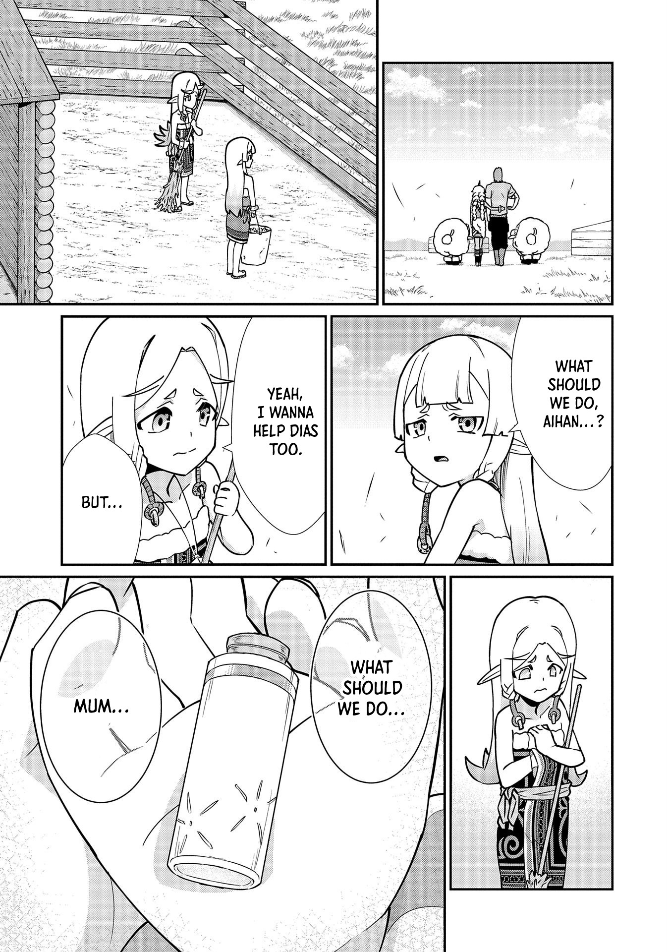 The Population Of The Frontier Owner Starts With 0. "Dias The Blue" And A Blue Horned Girl. Chapter 13 page 27 - Chapter 13