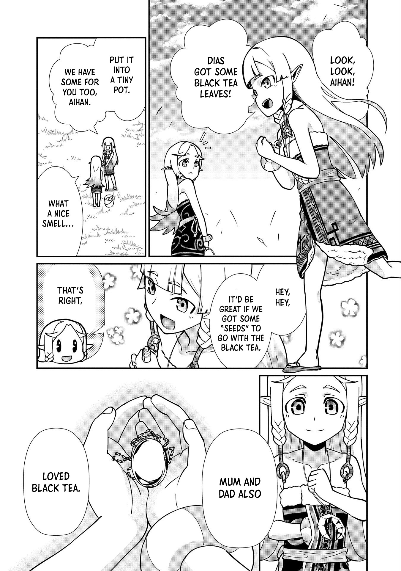The Population Of The Frontier Owner Starts With 0. "Dias The Blue" And A Blue Horned Girl. Chapter 13 page 3 - Chapter 13