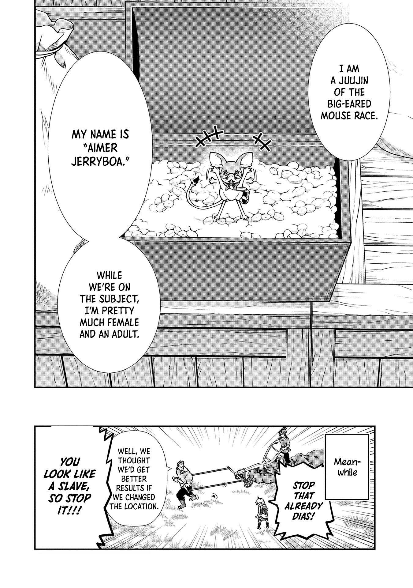 The Population Of The Frontier Owner Starts With 0. "Dias The Blue" And A Blue Horned Girl. Chapter 13 page 34 - Chapter 13