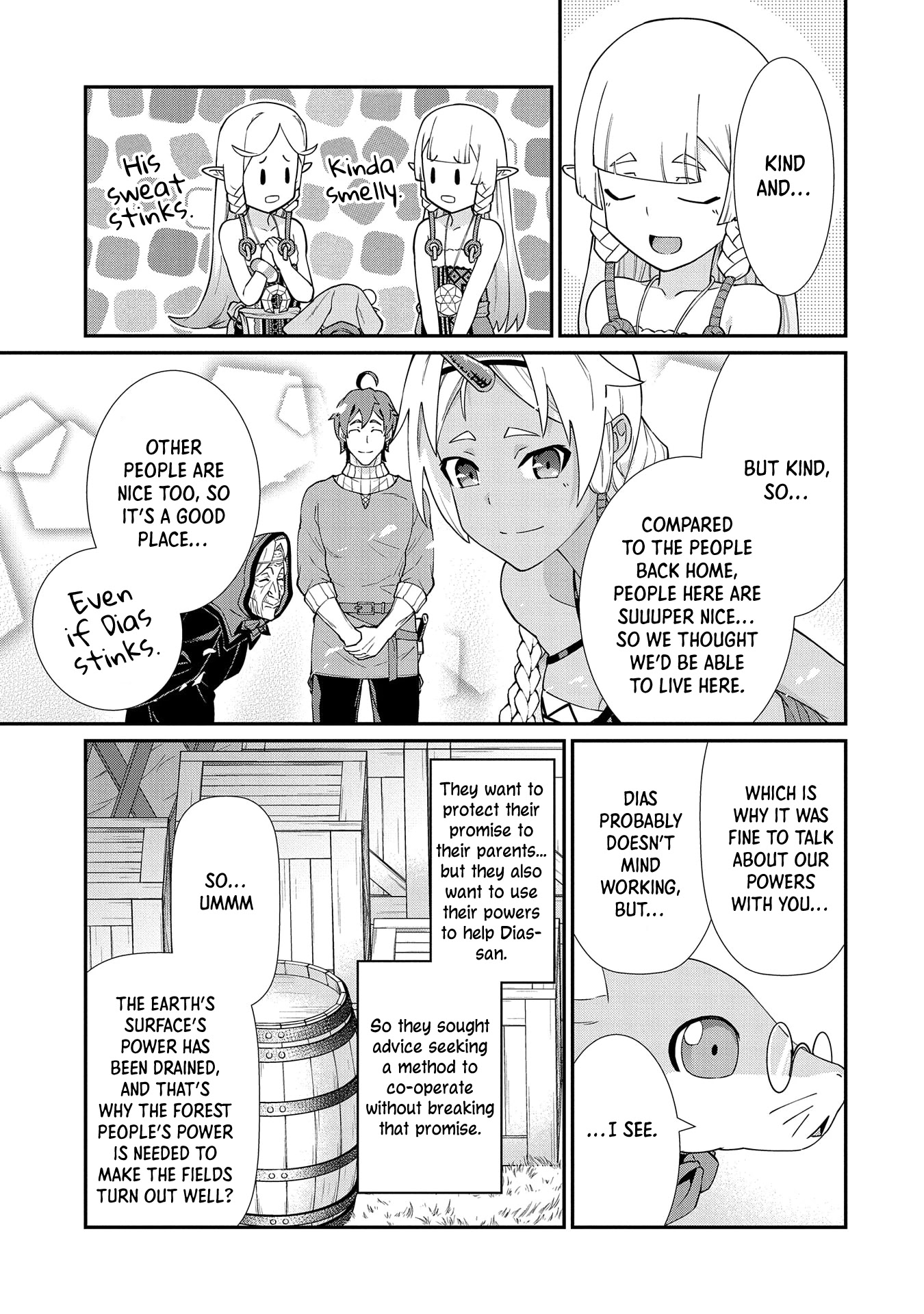 The Population Of The Frontier Owner Starts With 0. "Dias The Blue" And A Blue Horned Girl. Chapter 14 page 11 - Chapter 14