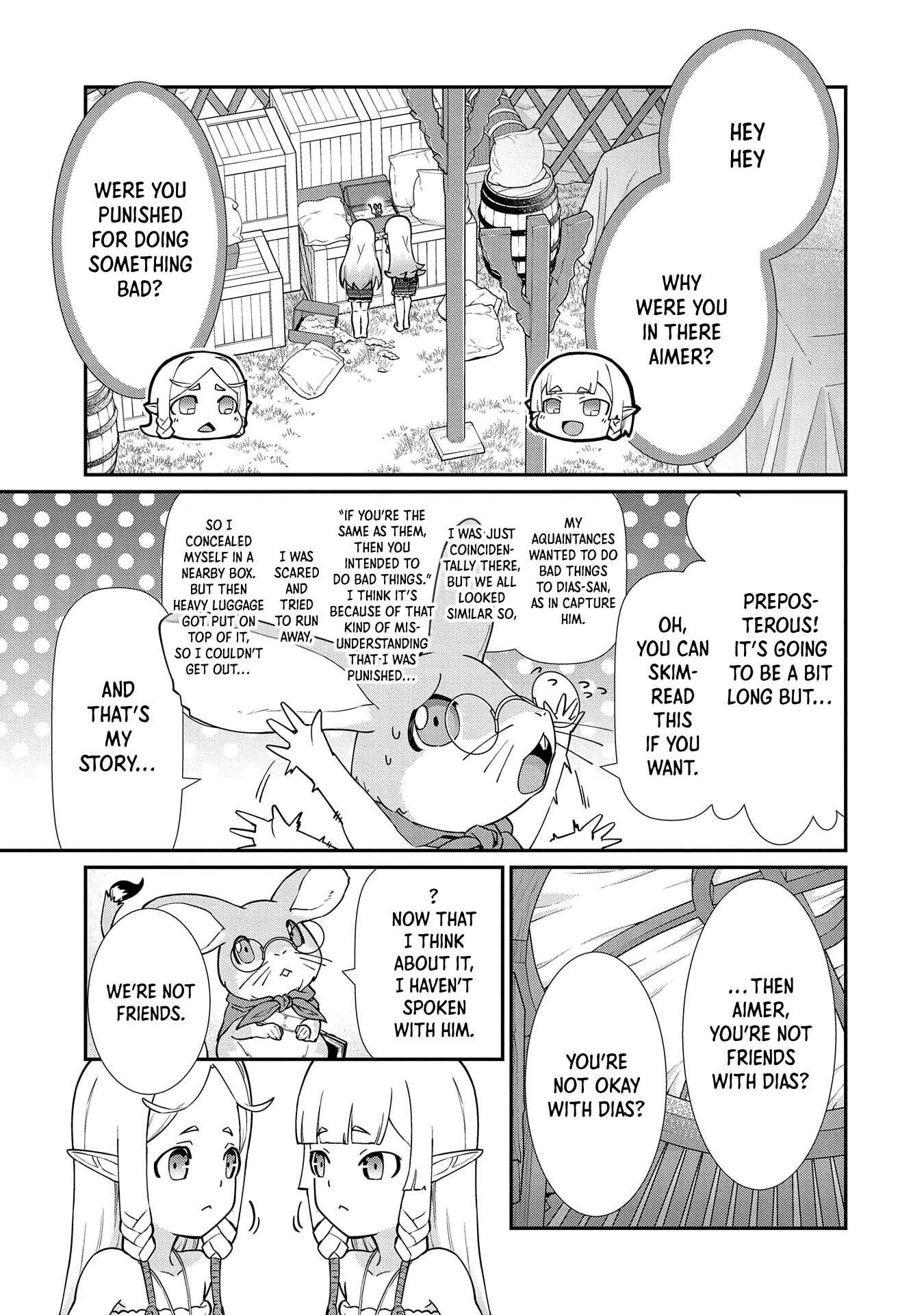 The Population Of The Frontier Owner Starts With 0. "Dias The Blue" And A Blue Horned Girl. Chapter 14 page 3 - Chapter 14