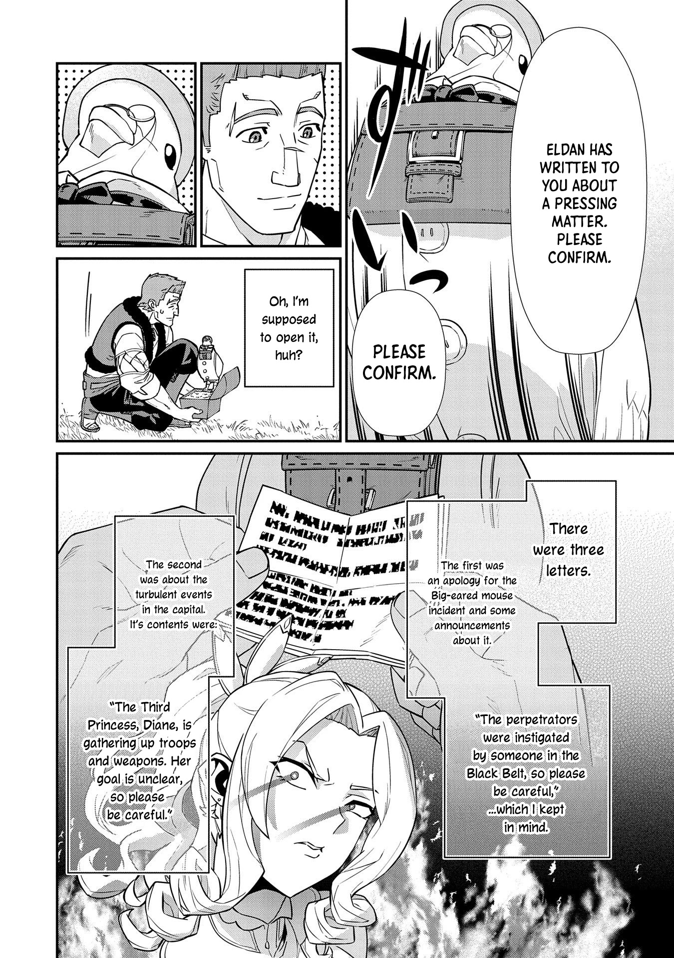 The Population Of The Frontier Owner Starts With 0. "Dias The Blue" And A Blue Horned Girl. Chapter 15 page 10 - Chapter 15