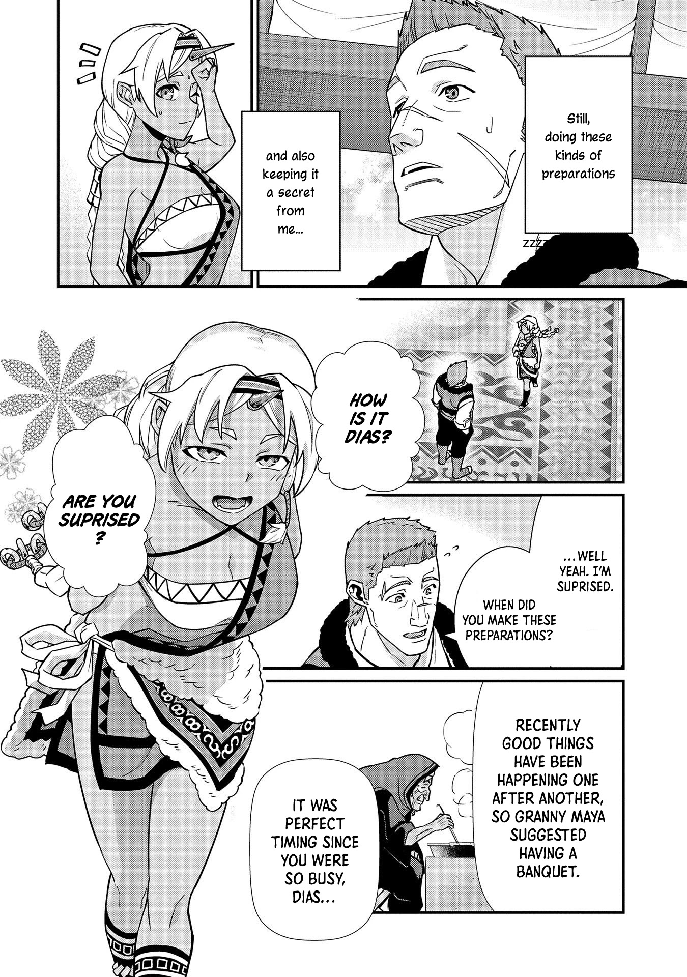 The Population Of The Frontier Owner Starts With 0. "Dias The Blue" And A Blue Horned Girl. Chapter 15 page 26 - Chapter 15