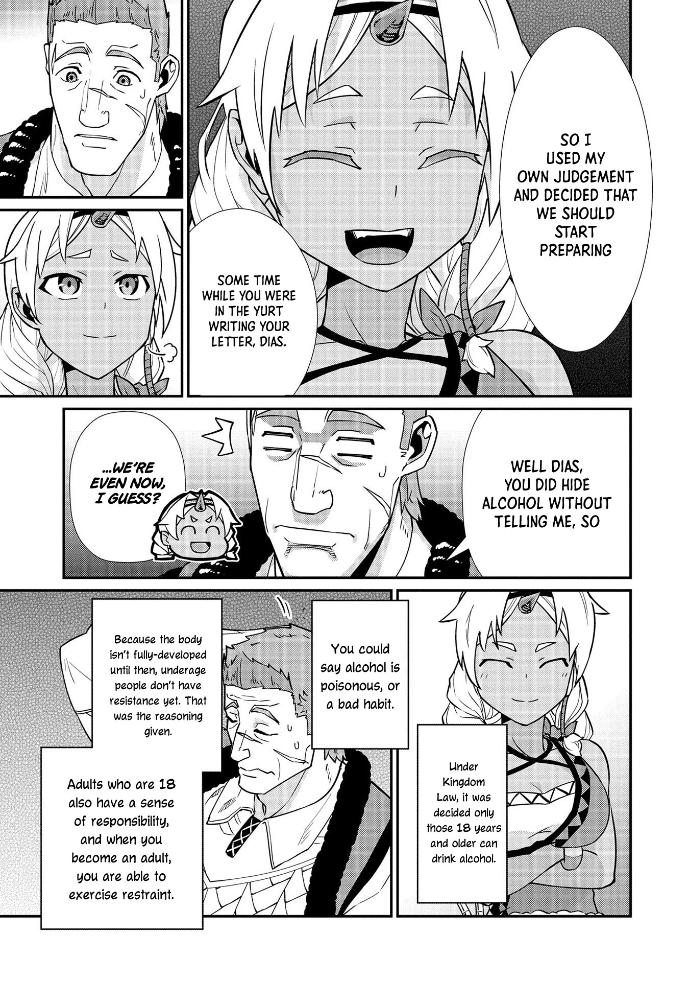 The Population Of The Frontier Owner Starts With 0. "Dias The Blue" And A Blue Horned Girl. Chapter 15 page 27 - Chapter 15