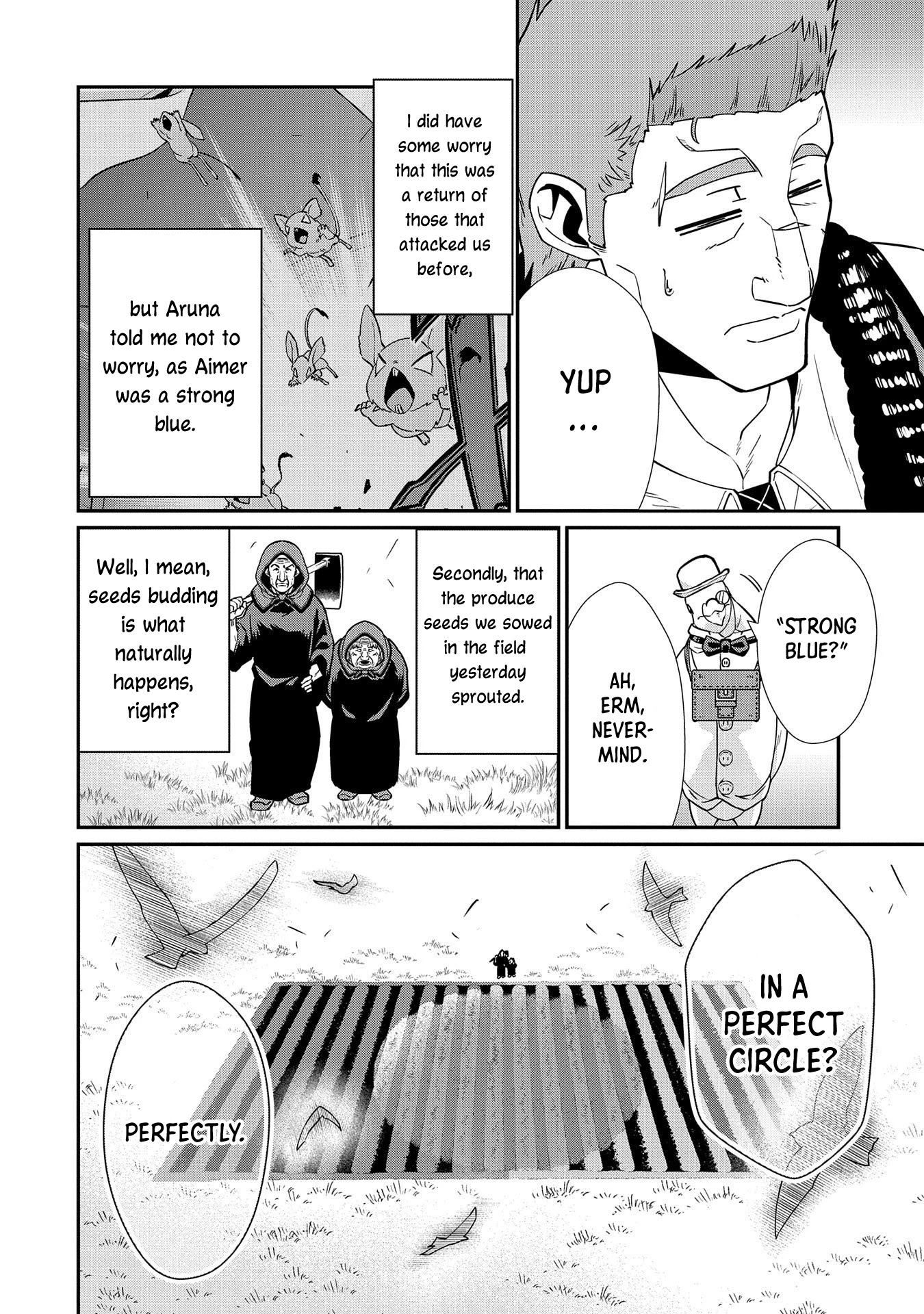 The Population Of The Frontier Owner Starts With 0. "Dias The Blue" And A Blue Horned Girl. Chapter 15 page 6 - Chapter 15