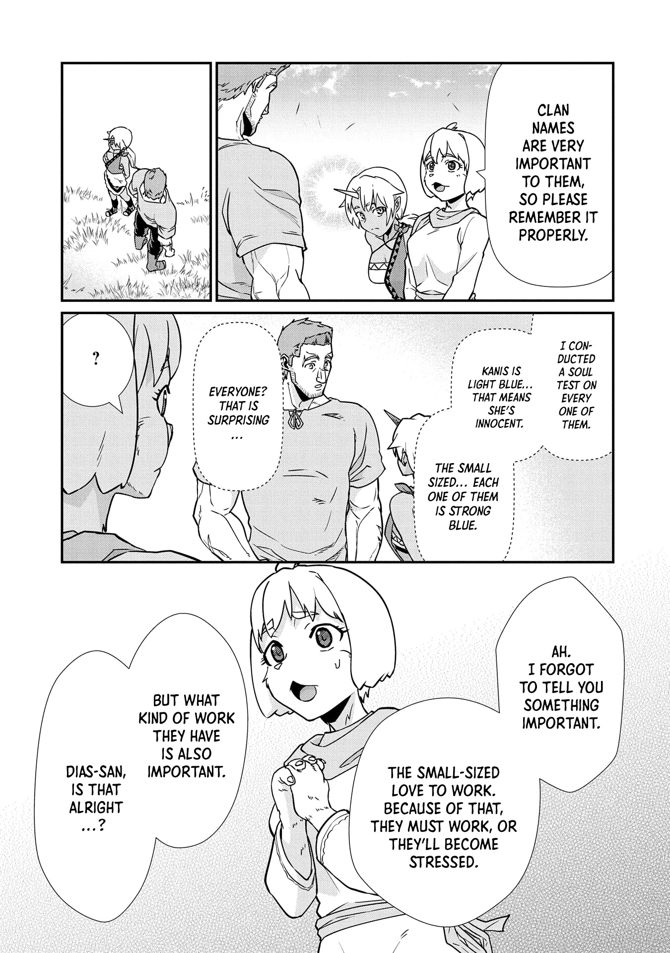 The Population Of The Frontier Owner Starts With 0. "Dias The Blue" And A Blue Horned Girl. Chapter 16 page 22 - Chapter 16