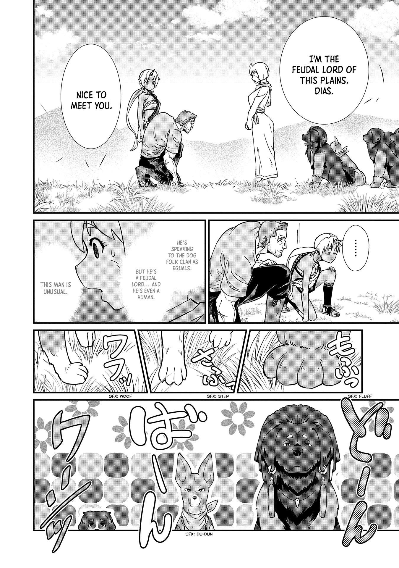 The Population Of The Frontier Owner Starts With 0. "Dias The Blue" And A Blue Horned Girl. Chapter 16 page 25 - Chapter 16