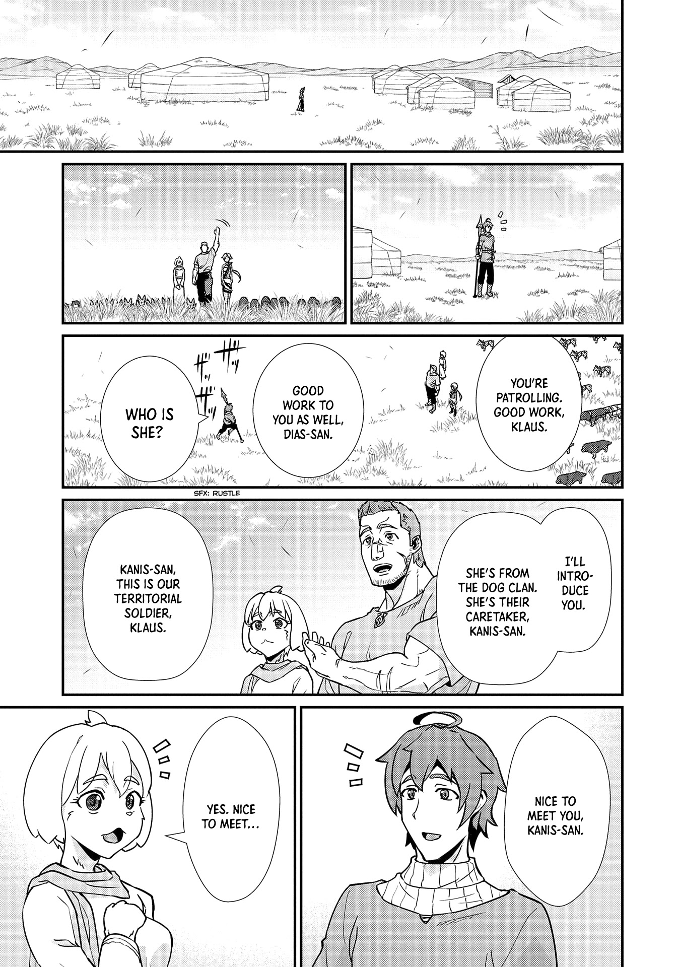 The Population Of The Frontier Owner Starts With 0. "Dias The Blue" And A Blue Horned Girl. Chapter 16 page 30 - Chapter 16