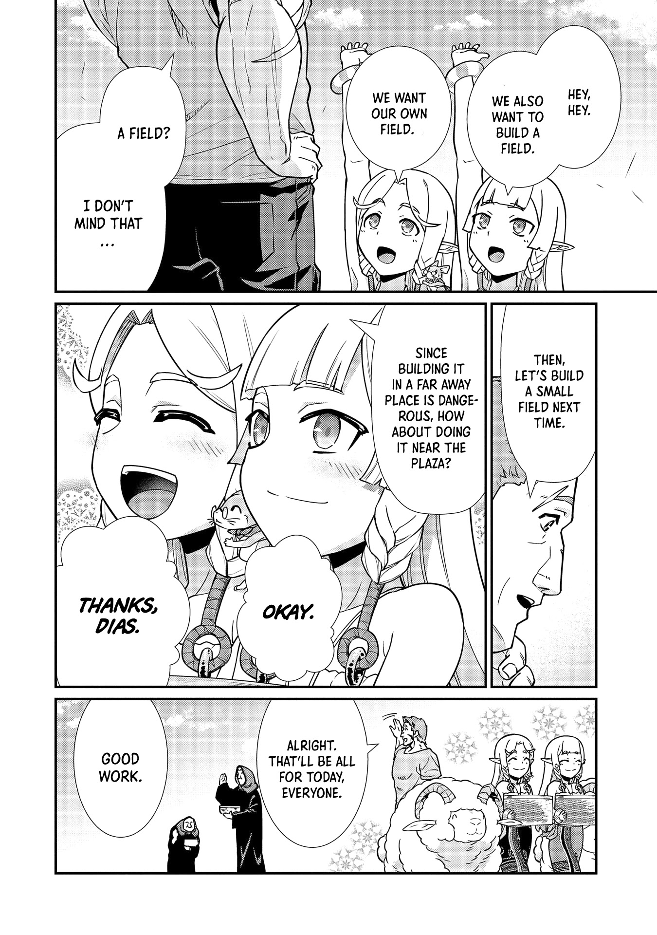 The Population Of The Frontier Owner Starts With 0. "Dias The Blue" And A Blue Horned Girl. Chapter 16 page 8 - Chapter 16