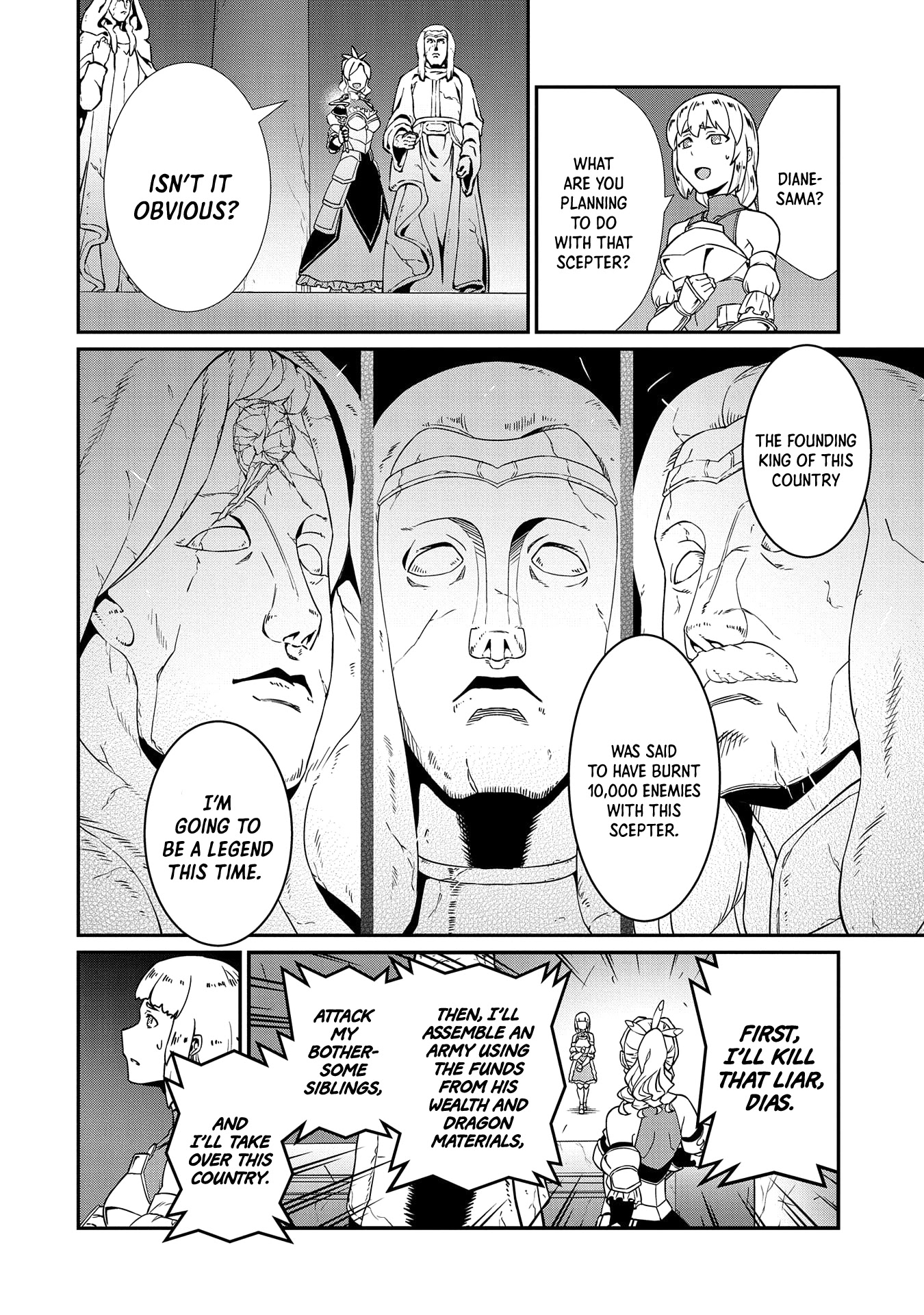 The Population Of The Frontier Owner Starts With 0. "Dias The Blue" And A Blue Horned Girl. Chapter 17 page 12 - Chapter 17