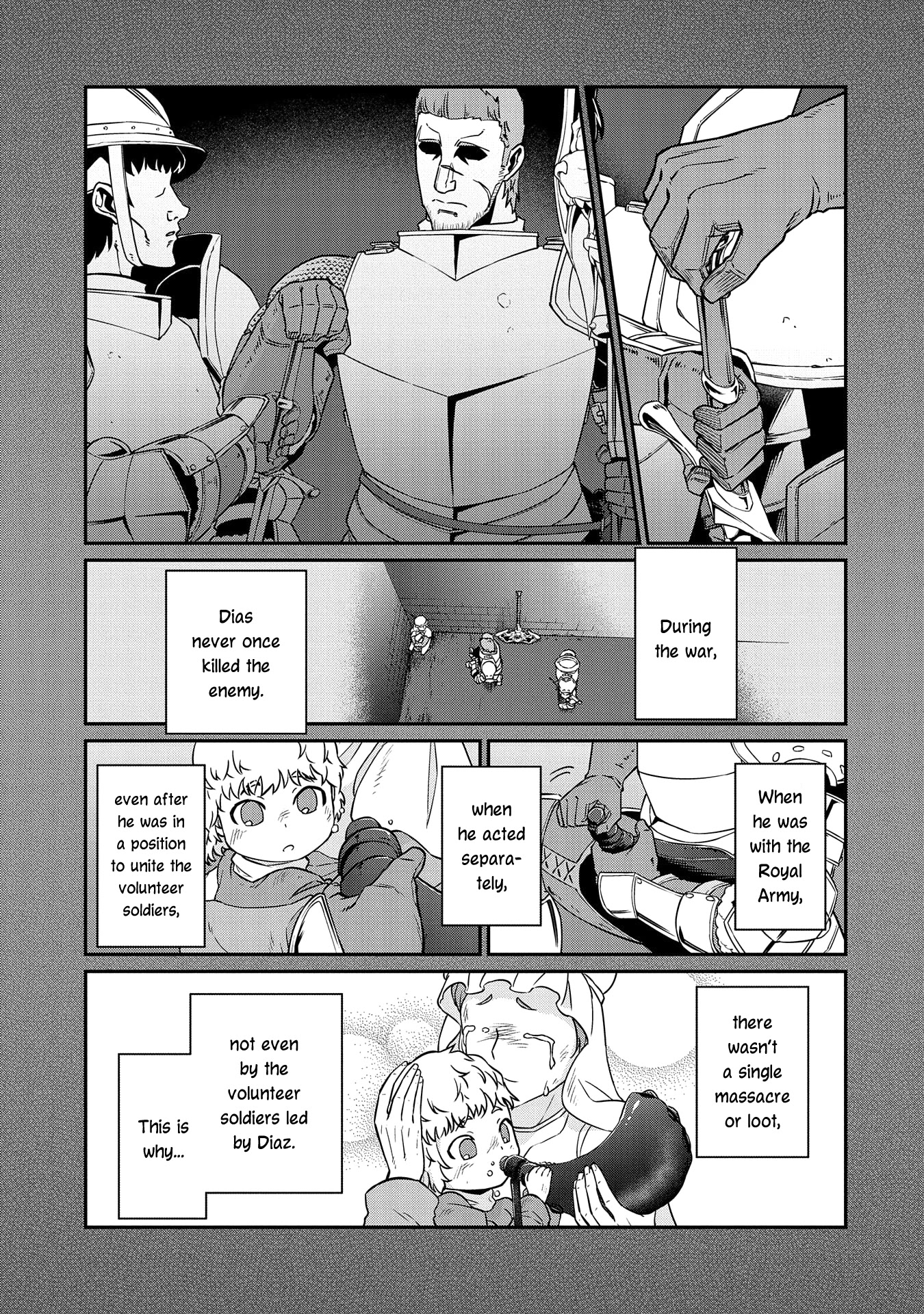 The Population Of The Frontier Owner Starts With 0. "Dias The Blue" And A Blue Horned Girl. Chapter 17 page 19 - Chapter 17
