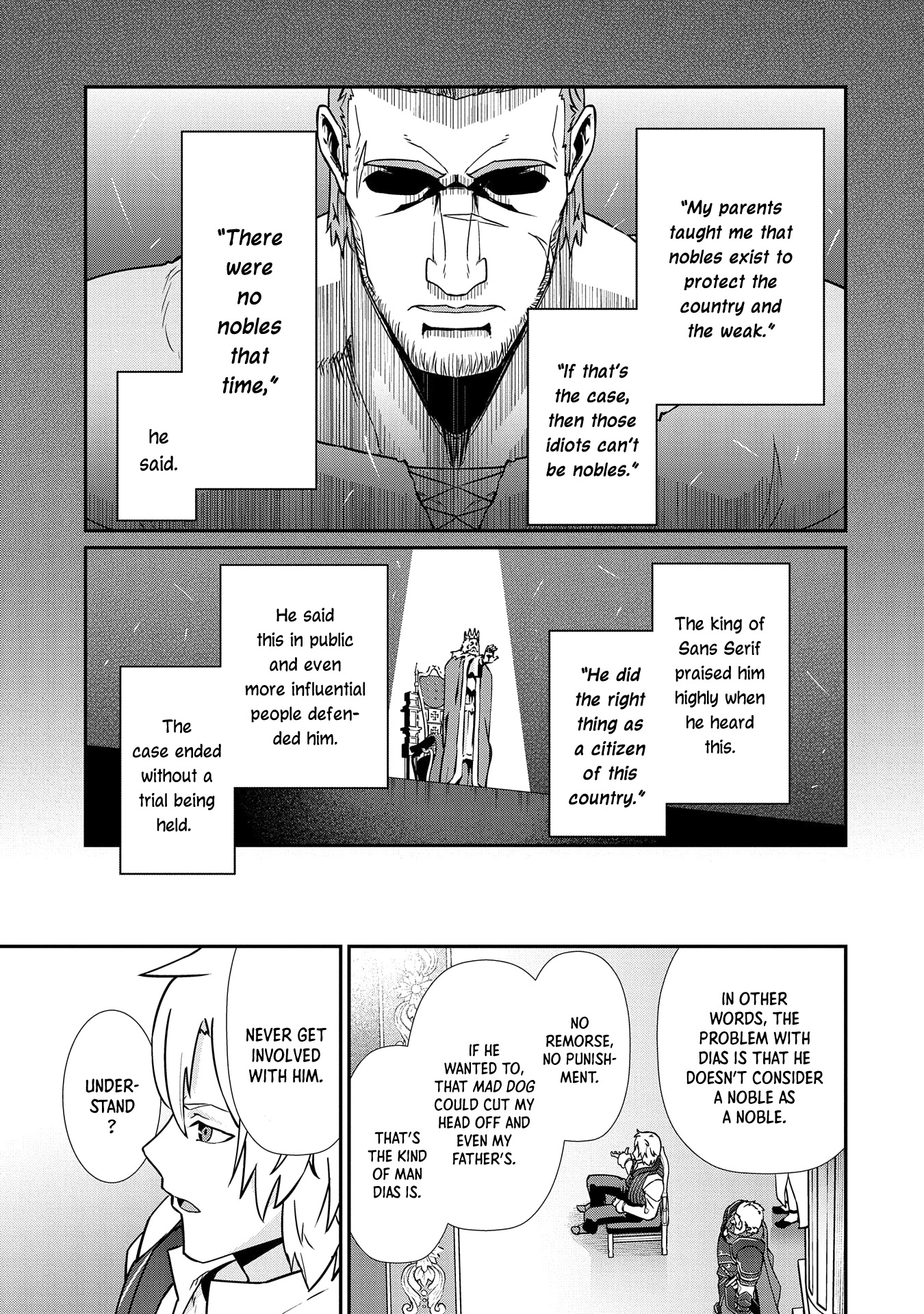 The Population Of The Frontier Owner Starts With 0. "Dias The Blue" And A Blue Horned Girl. Chapter 17 page 23 - Chapter 17