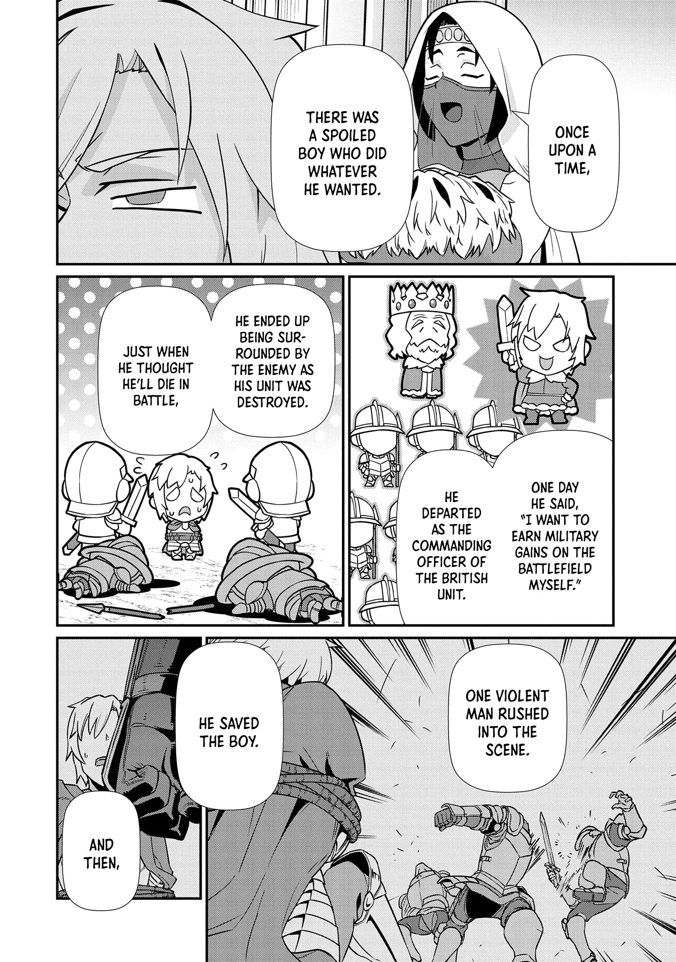 The Population Of The Frontier Owner Starts With 0. "Dias The Blue" And A Blue Horned Girl. Chapter 17 page 28 - Chapter 17