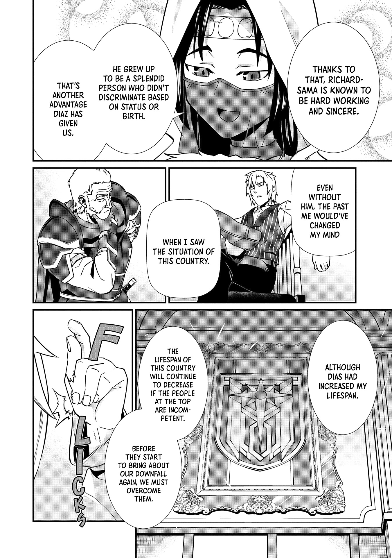 The Population Of The Frontier Owner Starts With 0. "Dias The Blue" And A Blue Horned Girl. Chapter 17 page 30 - Chapter 17