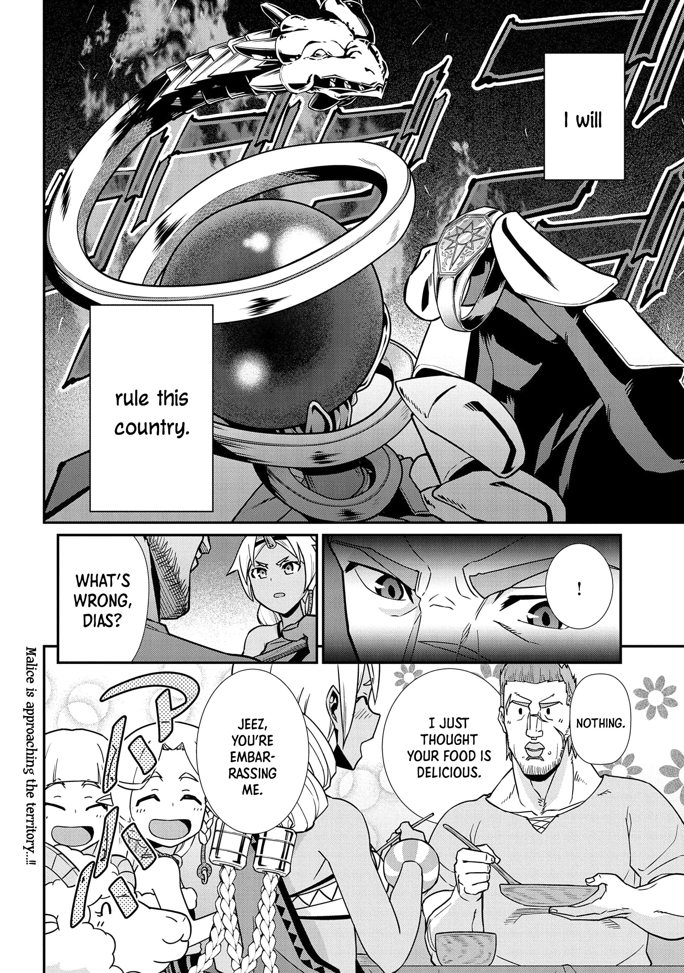 The Population Of The Frontier Owner Starts With 0. "Dias The Blue" And A Blue Horned Girl. Chapter 17 page 34 - Chapter 17