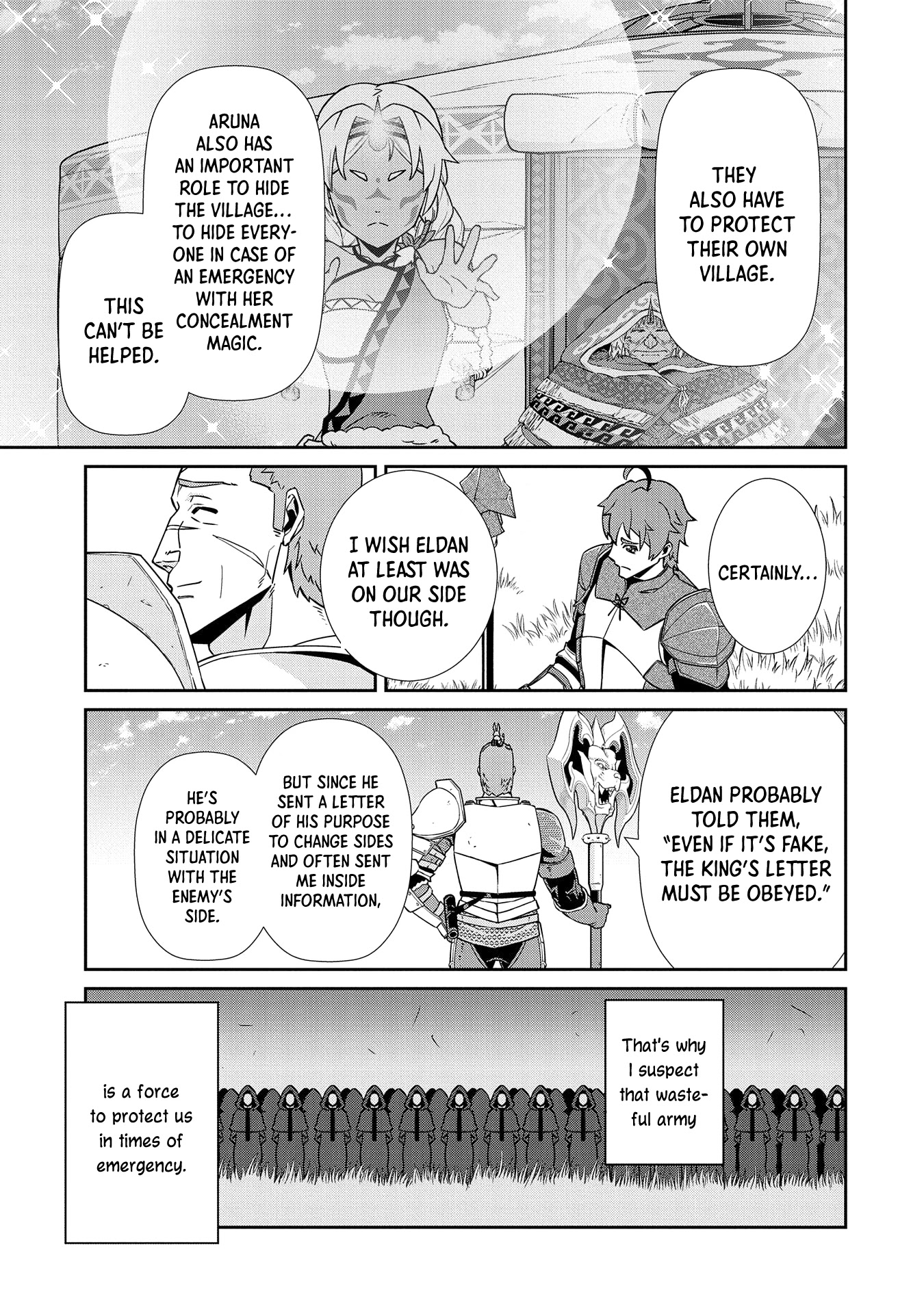 The Population Of The Frontier Owner Starts With 0. "Dias The Blue" And A Blue Horned Girl. Chapter 18 page 27 - Chapter 18