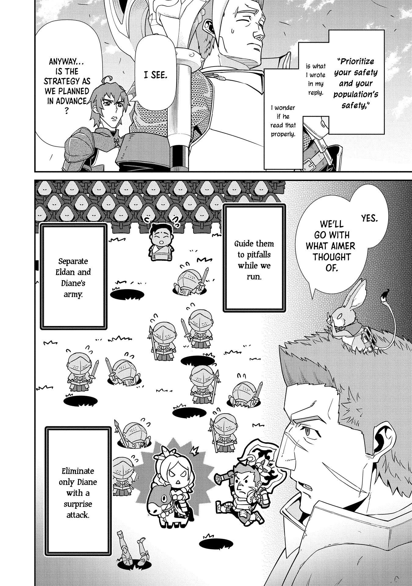 The Population Of The Frontier Owner Starts With 0. "Dias The Blue" And A Blue Horned Girl. Chapter 18 page 28 - Chapter 18