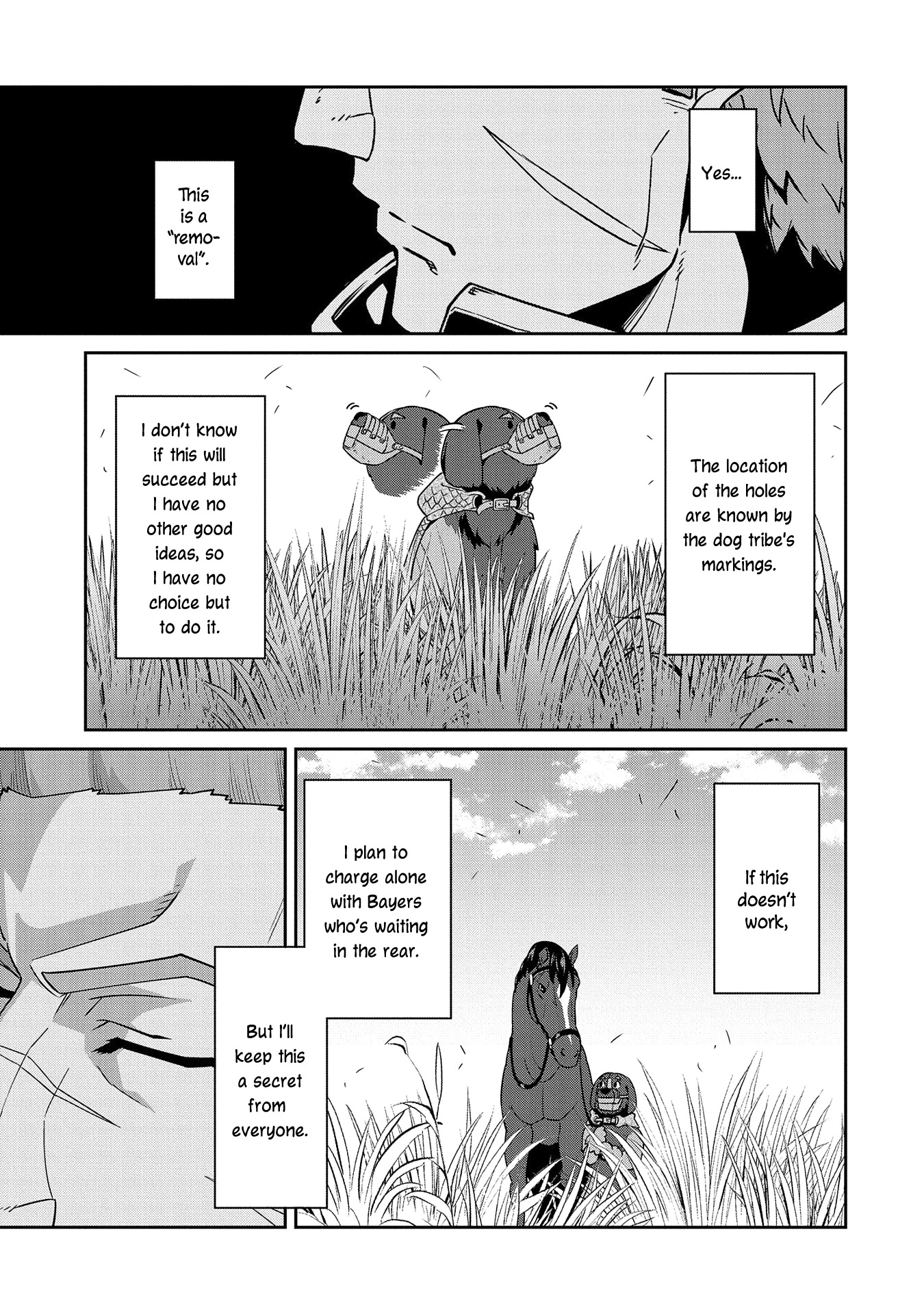 The Population Of The Frontier Owner Starts With 0. "Dias The Blue" And A Blue Horned Girl. Chapter 18 page 29 - Chapter 18