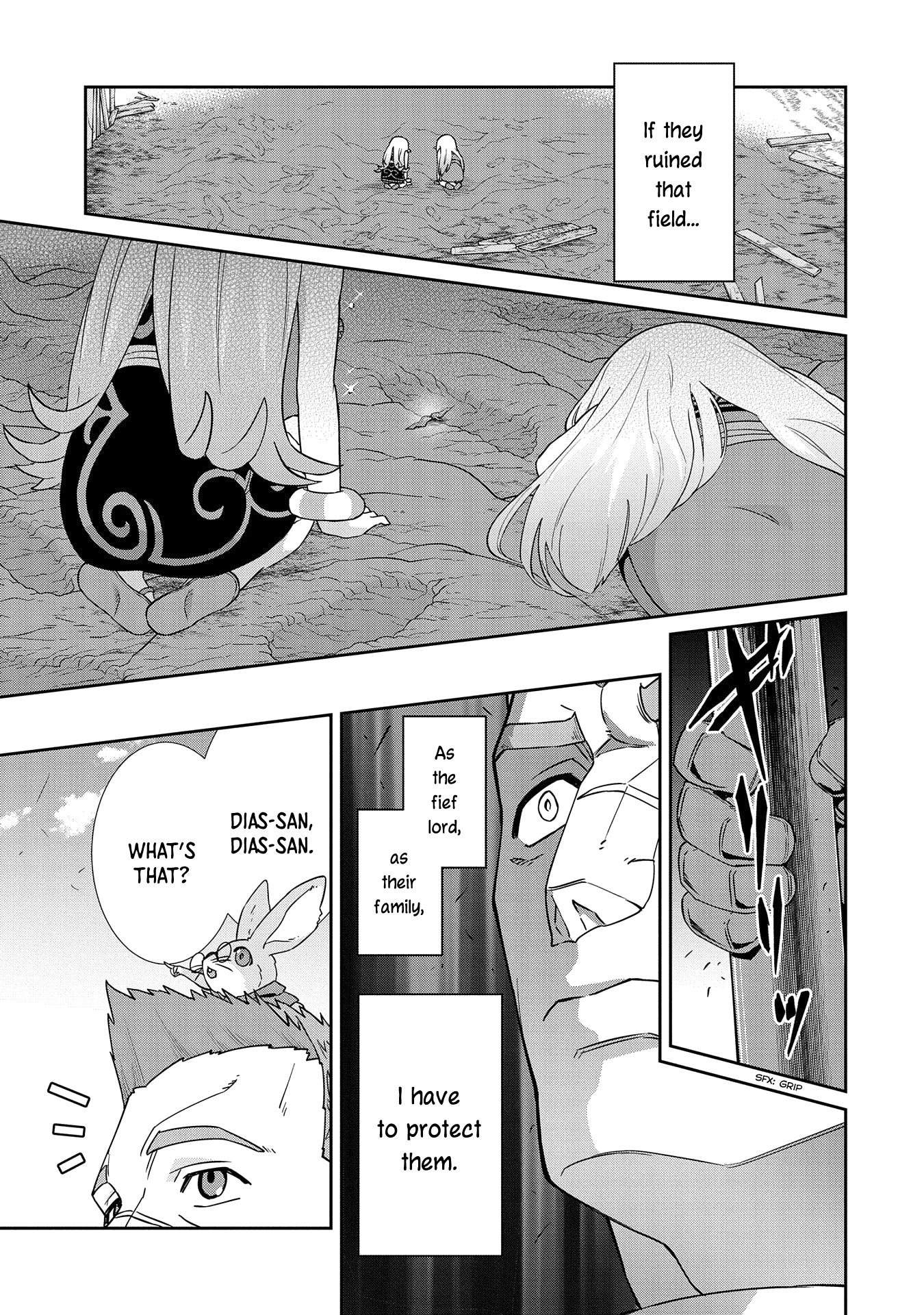 The Population Of The Frontier Owner Starts With 0. "Dias The Blue" And A Blue Horned Girl. Chapter 18 page 31 - Chapter 18