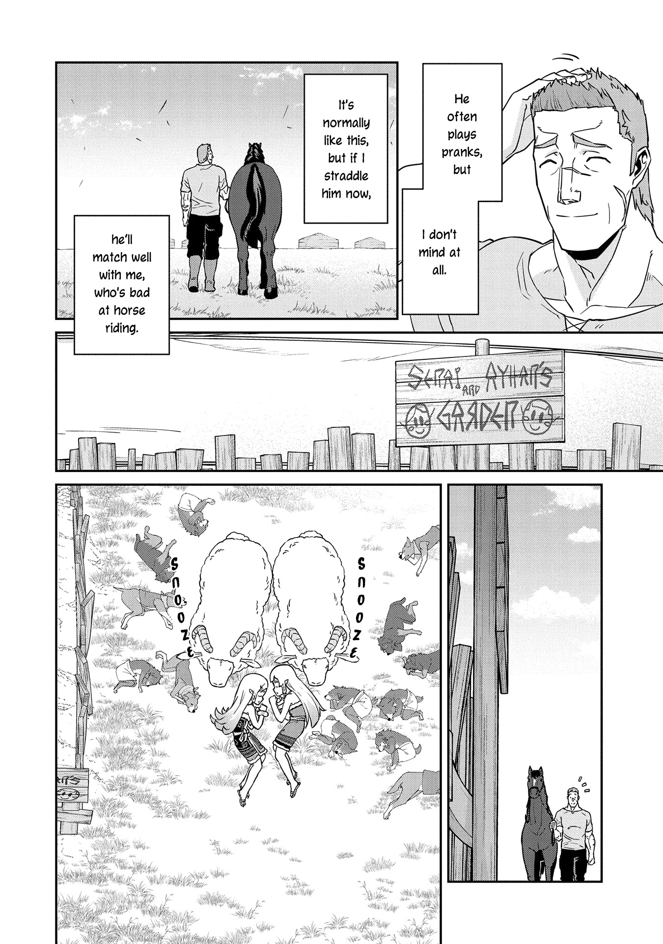 The Population Of The Frontier Owner Starts With 0. "Dias The Blue" And A Blue Horned Girl. Chapter 18 page 8 - Chapter 18