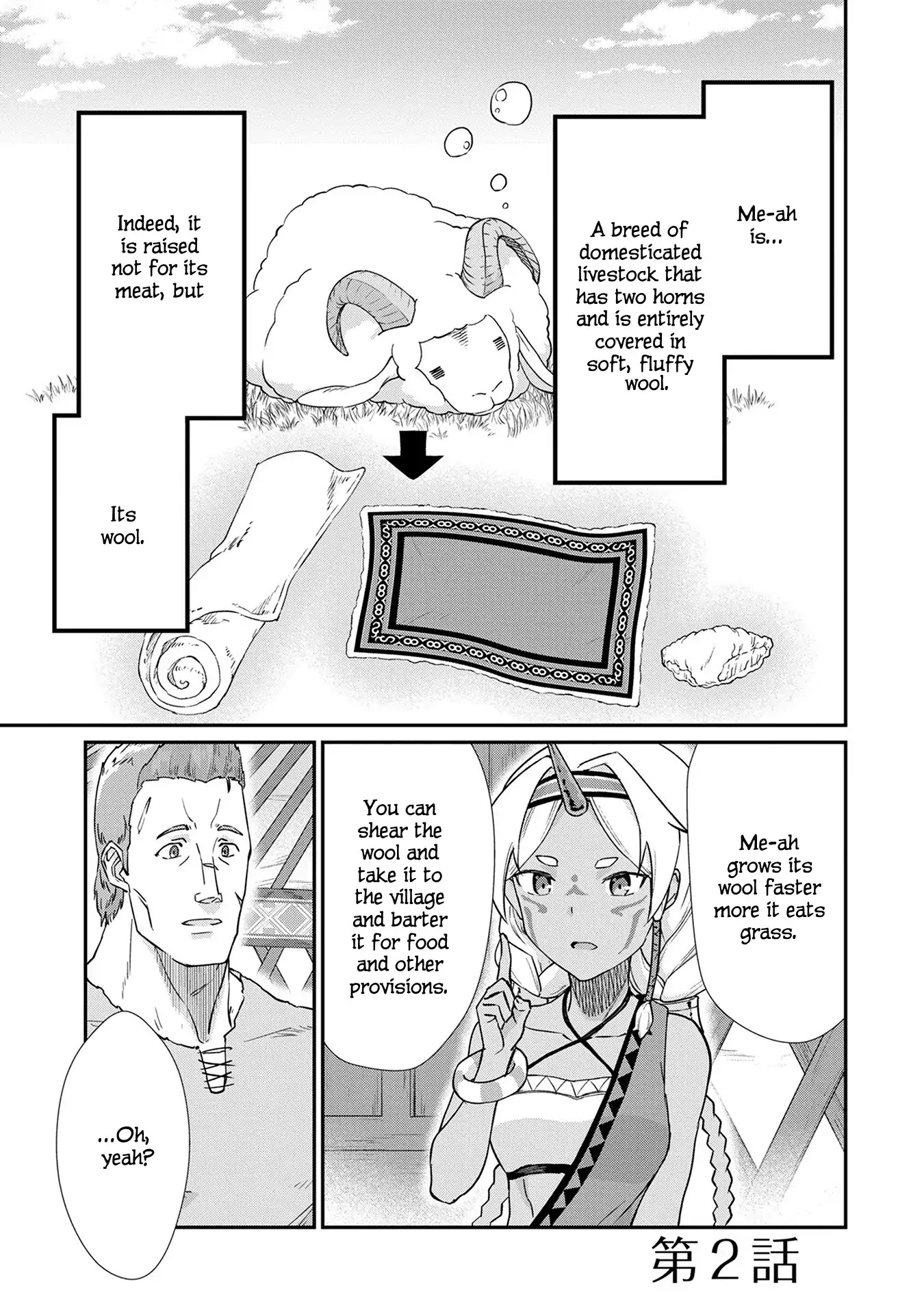 The Population Of The Frontier Owner Starts With 0. "Dias The Blue" And A Blue Horned Girl. Chapter 2 page 1 - Chapter 2