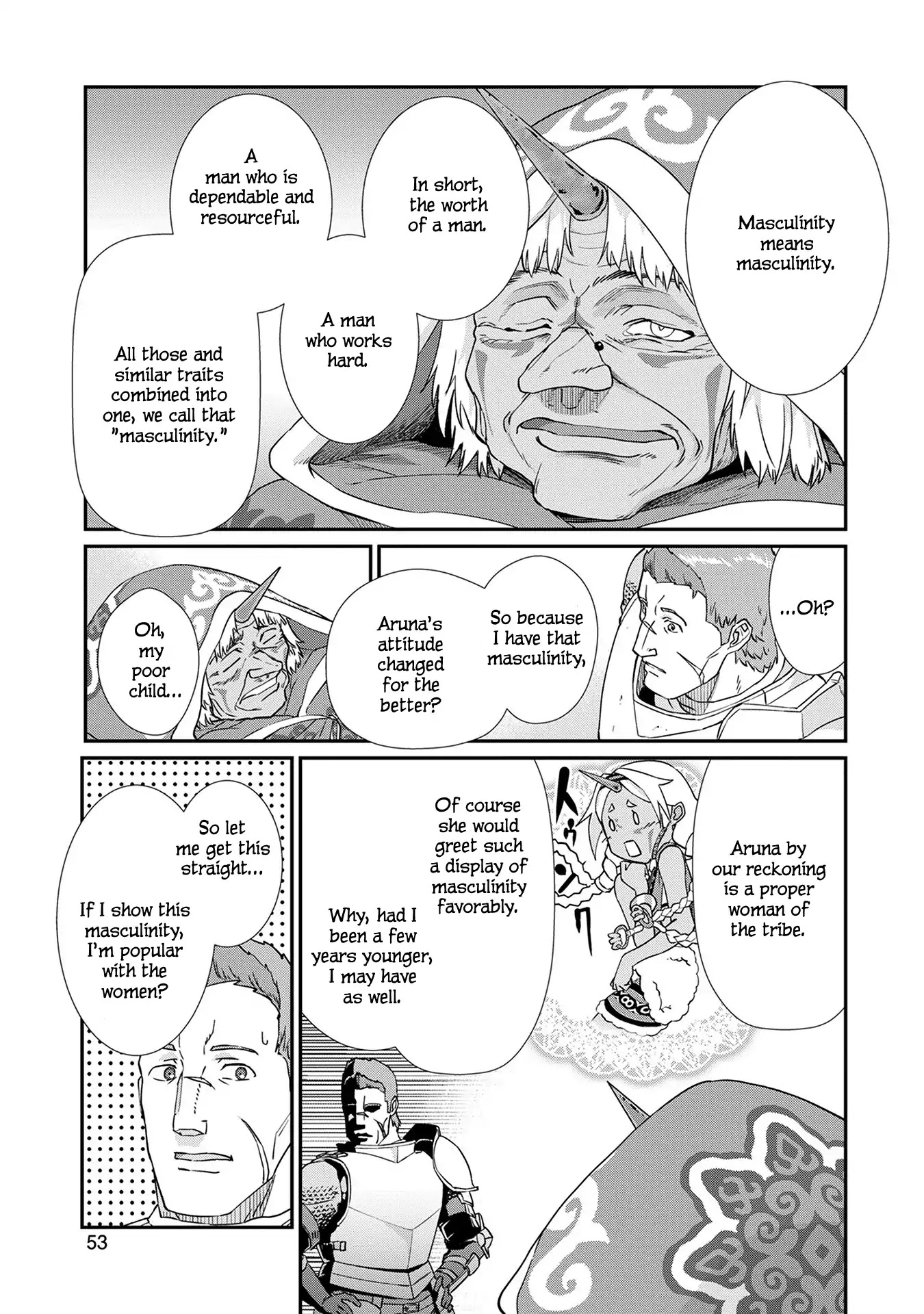 The Population Of The Frontier Owner Starts With 0. "Dias The Blue" And A Blue Horned Girl. Chapter 2 page 18 - Chapter 2