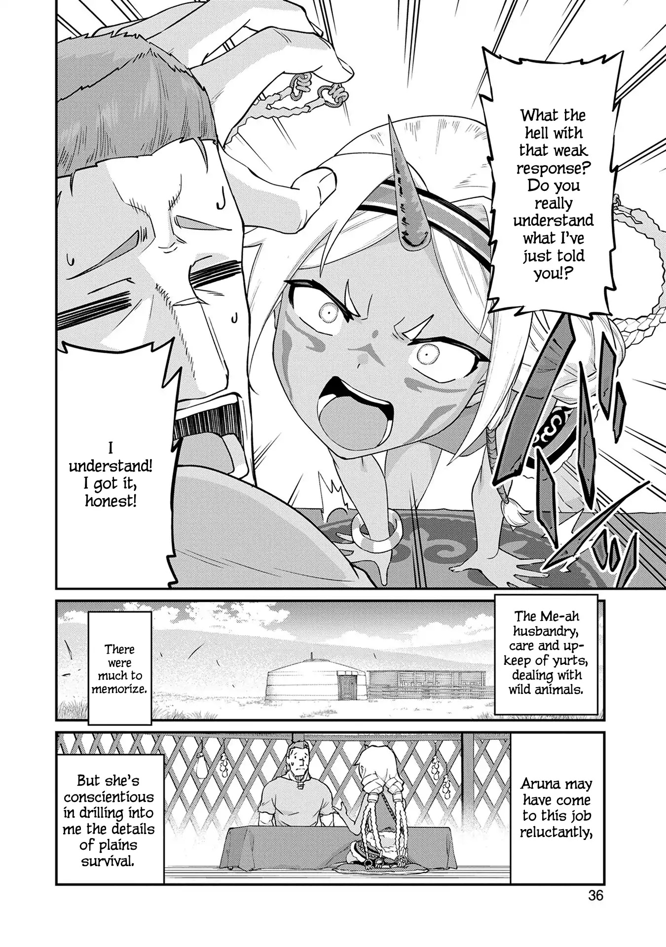 The Population Of The Frontier Owner Starts With 0. "Dias The Blue" And A Blue Horned Girl. Chapter 2 page 2 - Chapter 2