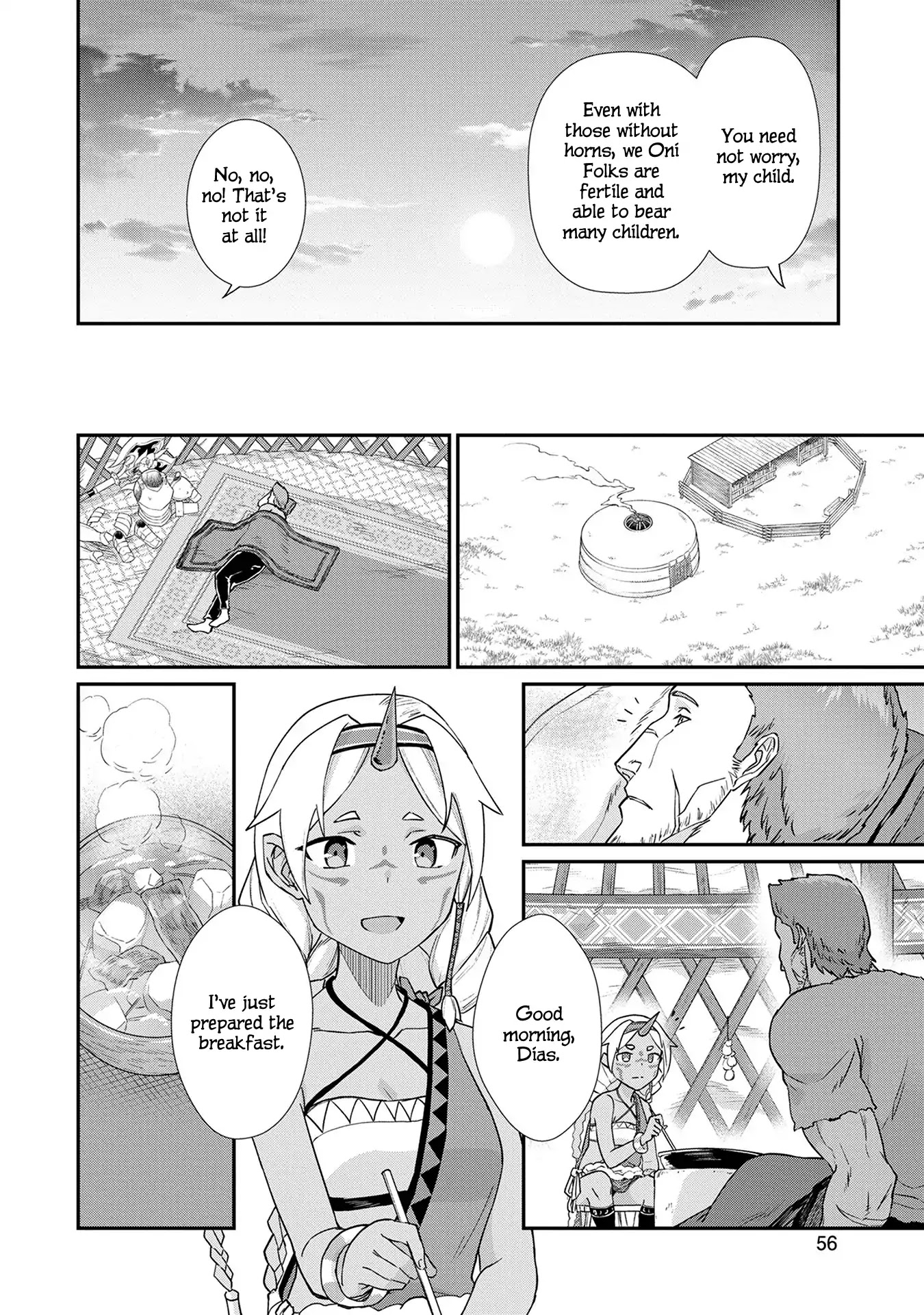 The Population Of The Frontier Owner Starts With 0. "Dias The Blue" And A Blue Horned Girl. Chapter 2 page 21 - Chapter 2