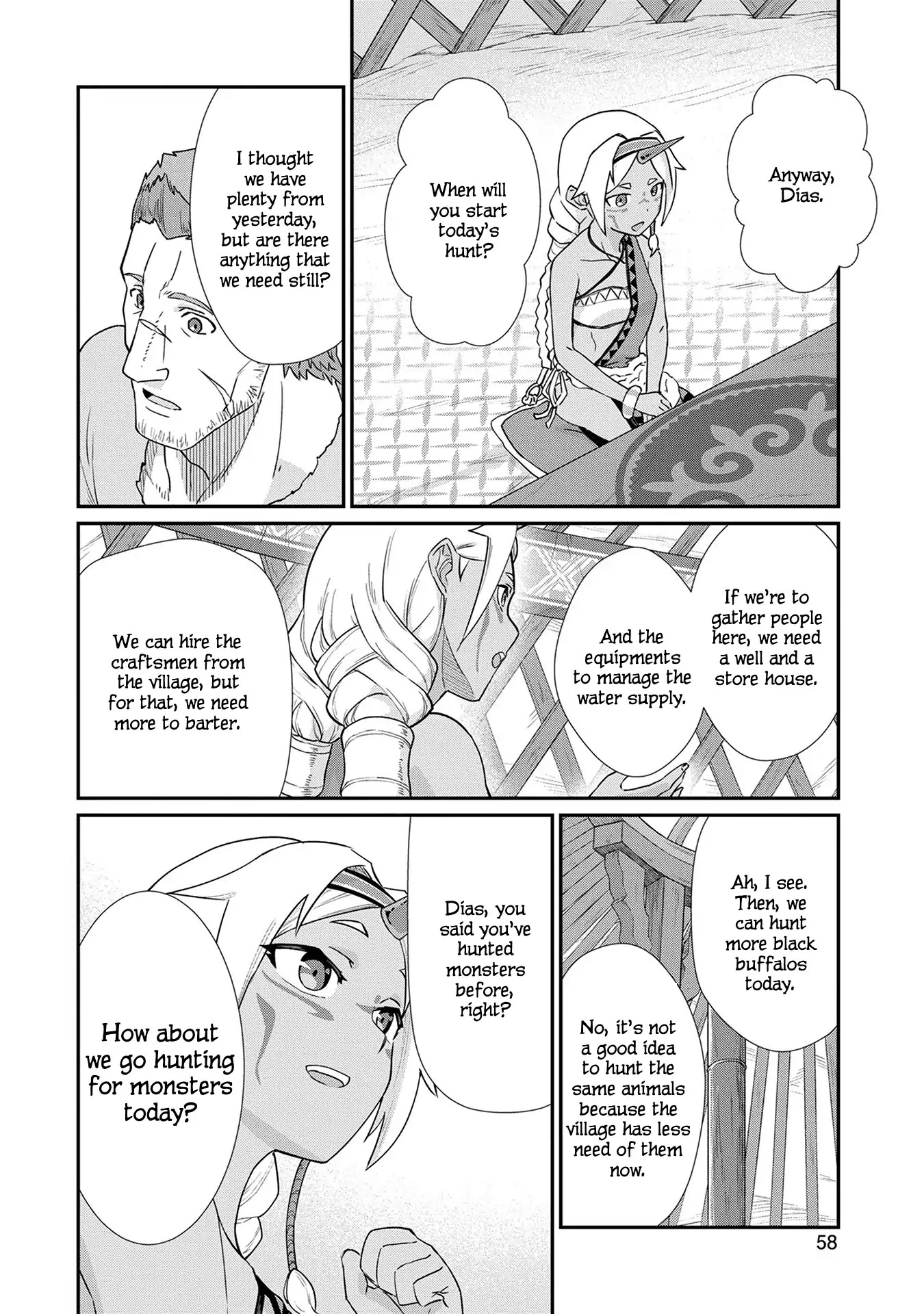 The Population Of The Frontier Owner Starts With 0. "Dias The Blue" And A Blue Horned Girl. Chapter 2 page 23 - Chapter 2