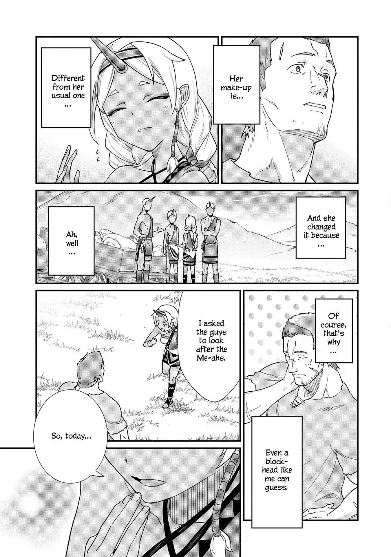 The Population Of The Frontier Owner Starts With 0. "Dias The Blue" And A Blue Horned Girl. Chapter 2 page 30 - Chapter 2