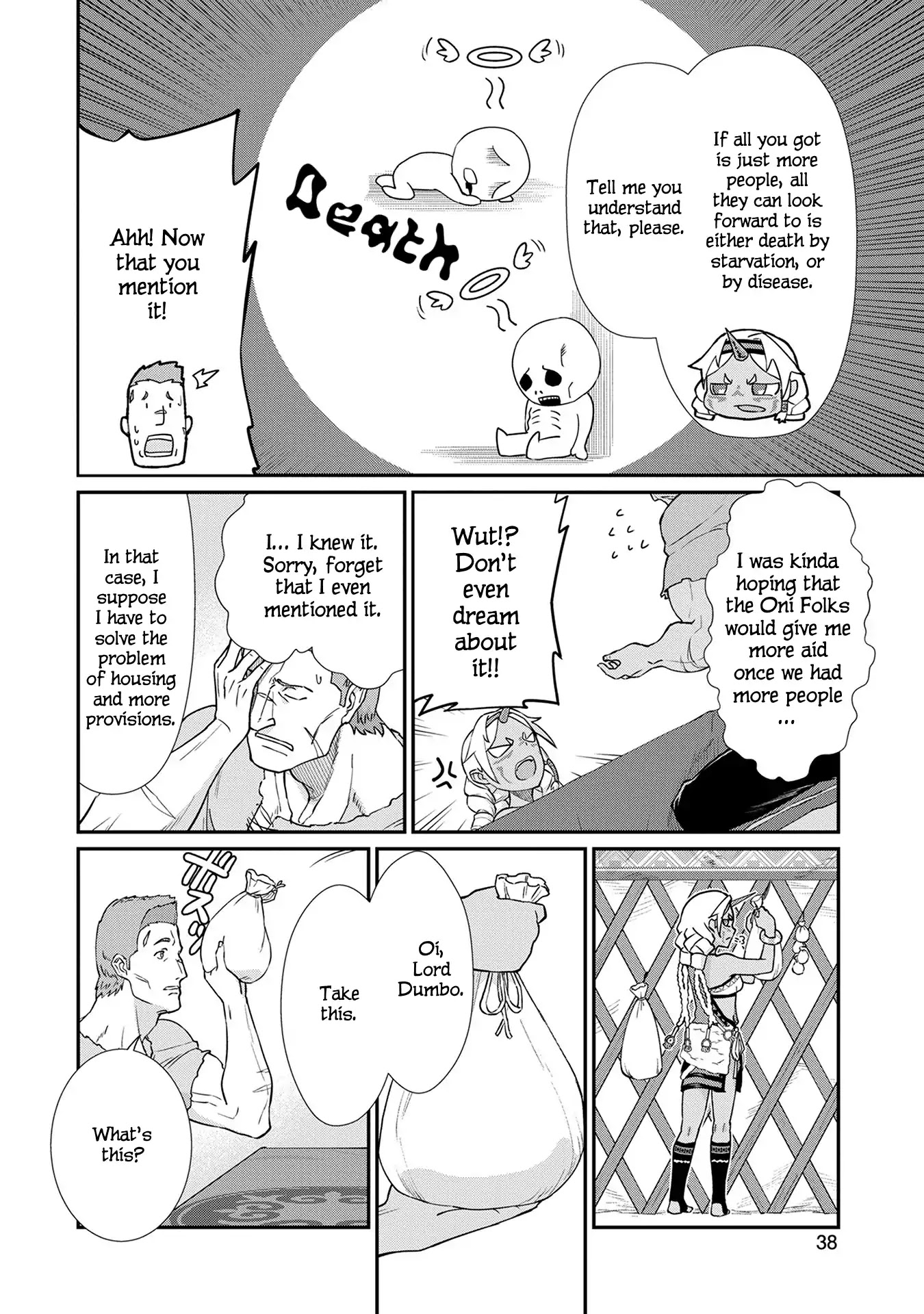 The Population Of The Frontier Owner Starts With 0. "Dias The Blue" And A Blue Horned Girl. Chapter 2 page 4 - Chapter 2
