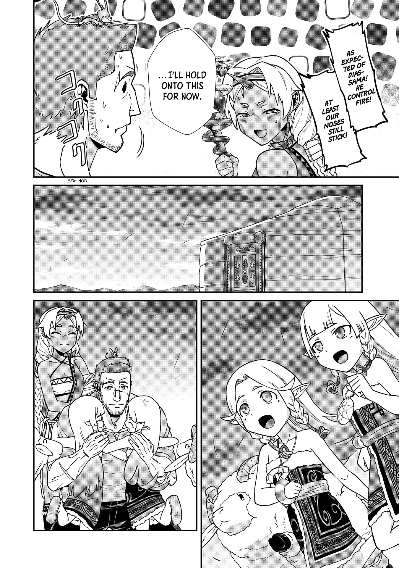 The Population Of The Frontier Owner Starts With 0. "Dias The Blue" And A Blue Horned Girl. Chapter 20 page 21 - Chapter 20