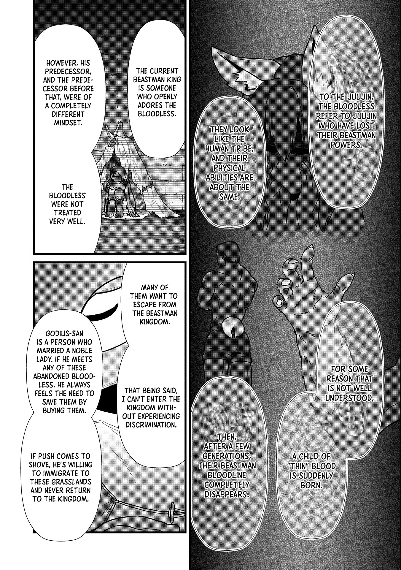 The Population Of The Frontier Owner Starts With 0. "Dias The Blue" And A Blue Horned Girl. Chapter 21 page 15 - Chapter 21