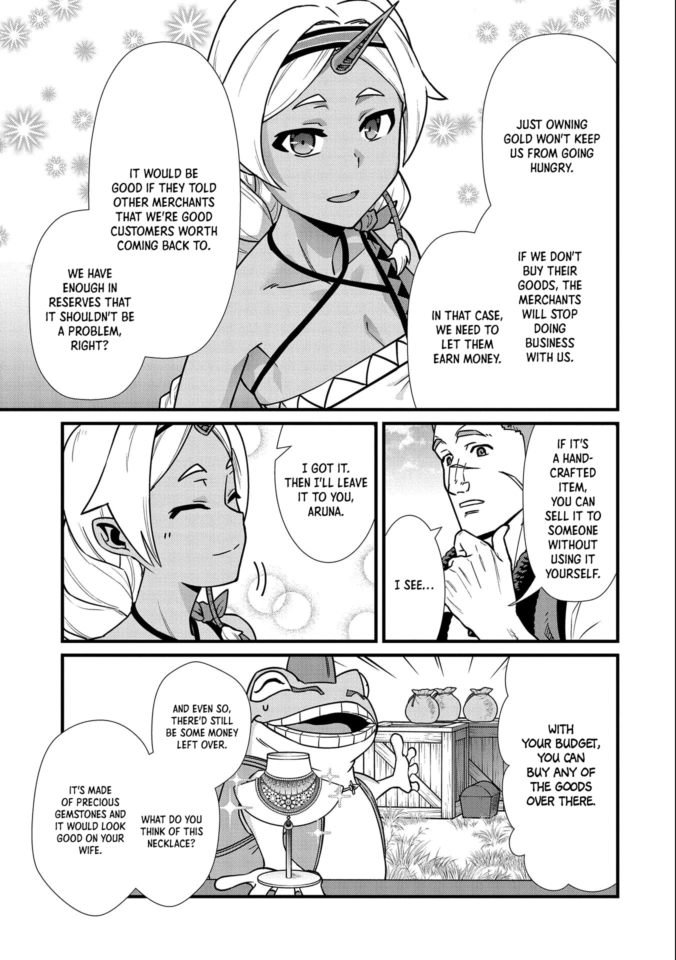 The Population Of The Frontier Owner Starts With 0. "Dias The Blue" And A Blue Horned Girl. Chapter 21 page 19 - Chapter 21