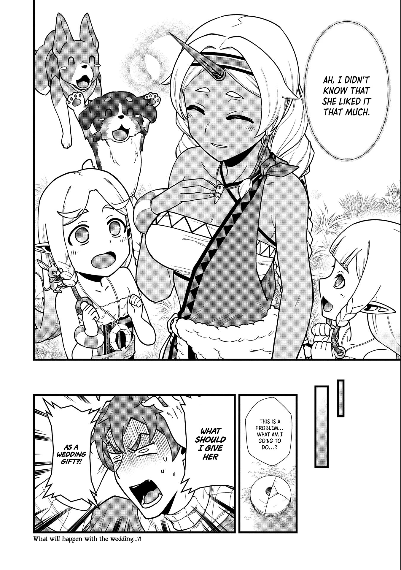 The Population Of The Frontier Owner Starts With 0. "Dias The Blue" And A Blue Horned Girl. Chapter 22 page 33 - Chapter 22