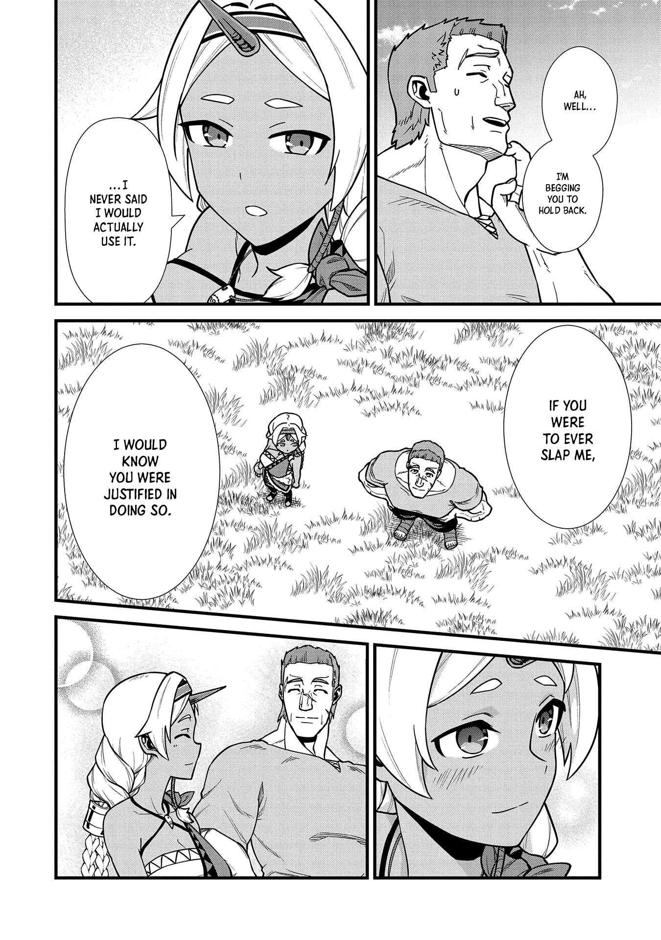 The Population Of The Frontier Owner Starts With 0. "Dias The Blue" And A Blue Horned Girl. Chapter 23 page 22 - Chapter 23