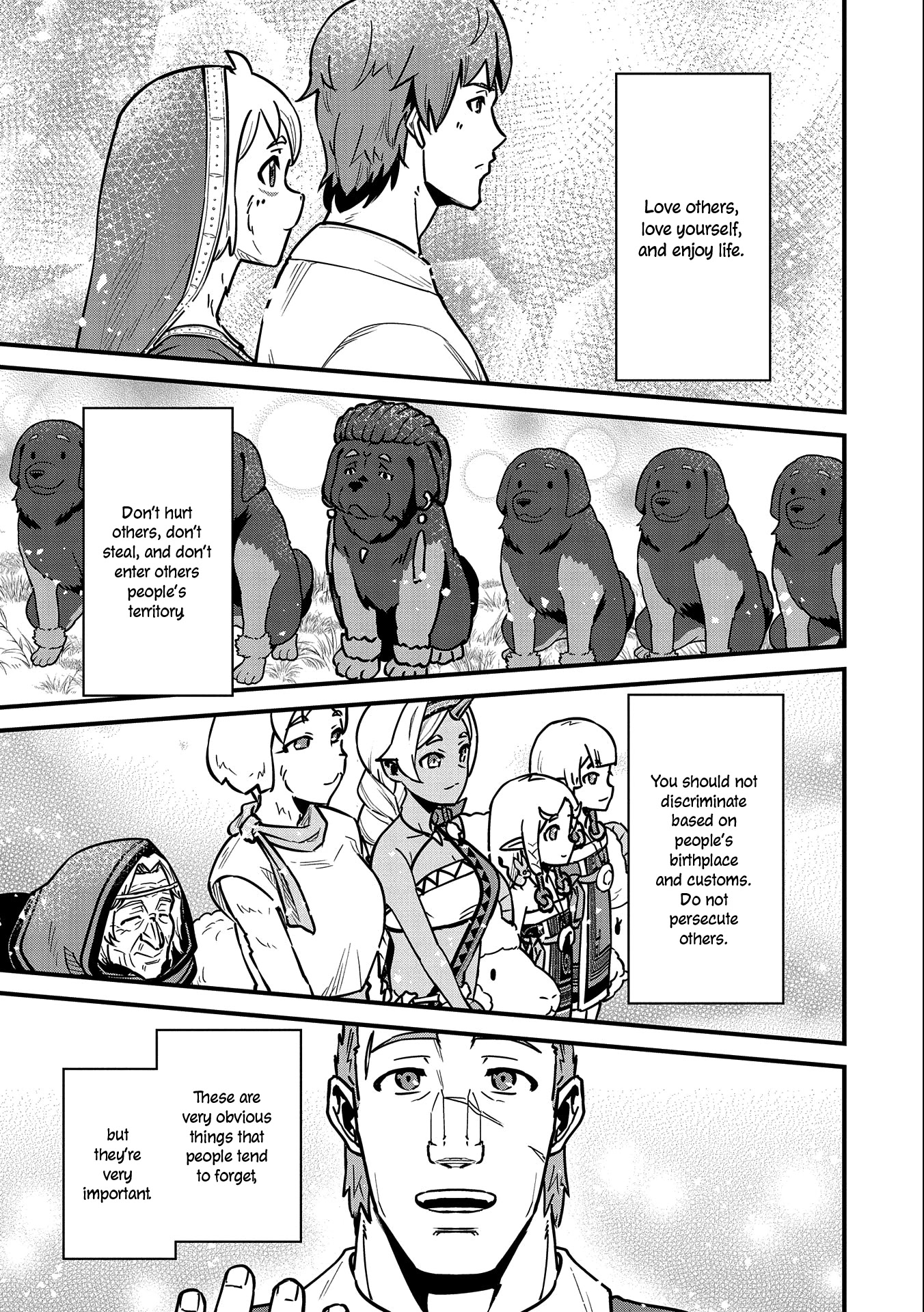 The Population Of The Frontier Owner Starts With 0. "Dias The Blue" And A Blue Horned Girl. Chapter 24 page 10 - Chapter 24