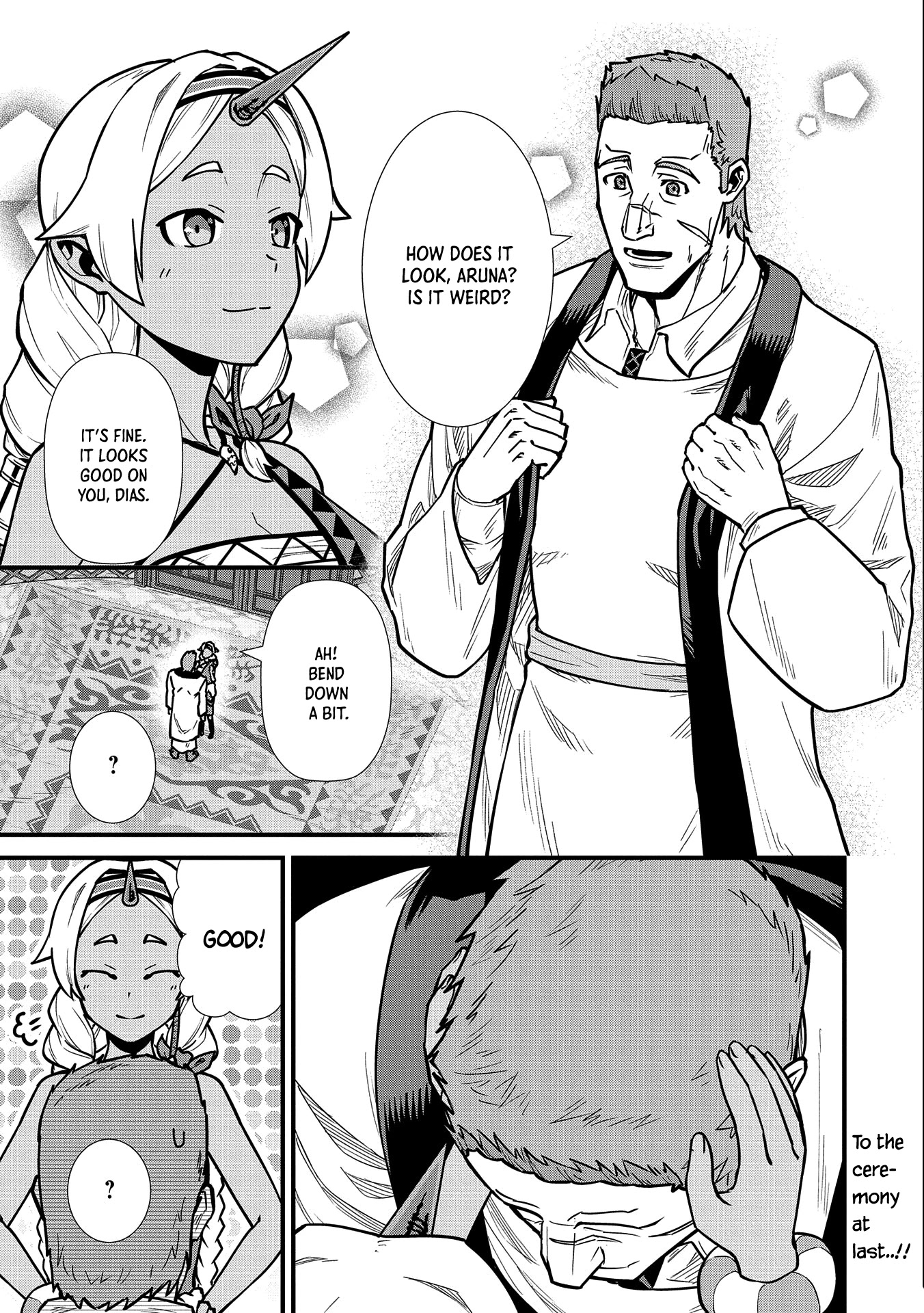 The Population Of The Frontier Owner Starts With 0. "Dias The Blue" And A Blue Horned Girl. Chapter 24 page 4 - Chapter 24