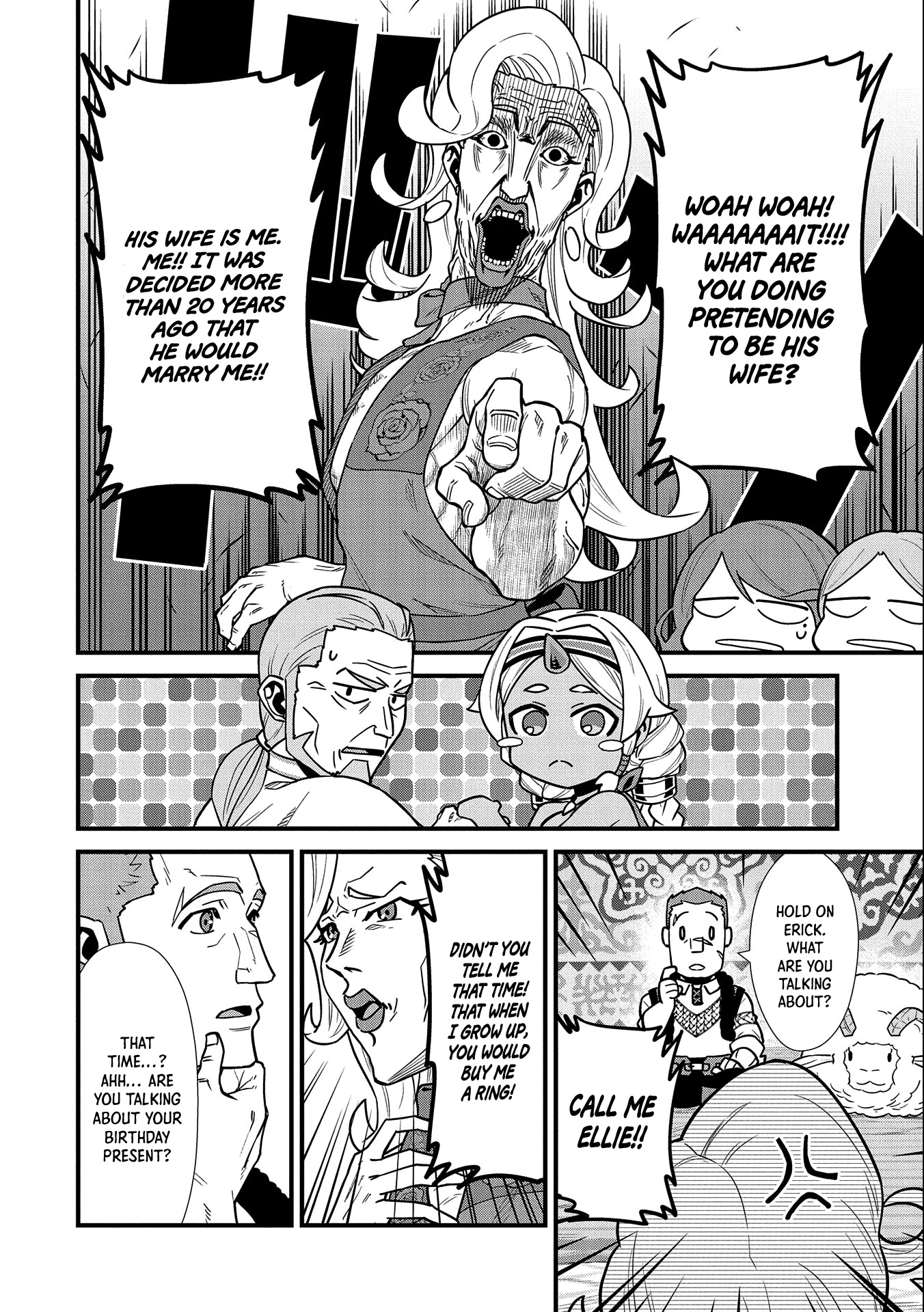 The Population Of The Frontier Owner Starts With 0. "Dias The Blue" And A Blue Horned Girl. Chapter 25 page 35 - Chapter 25