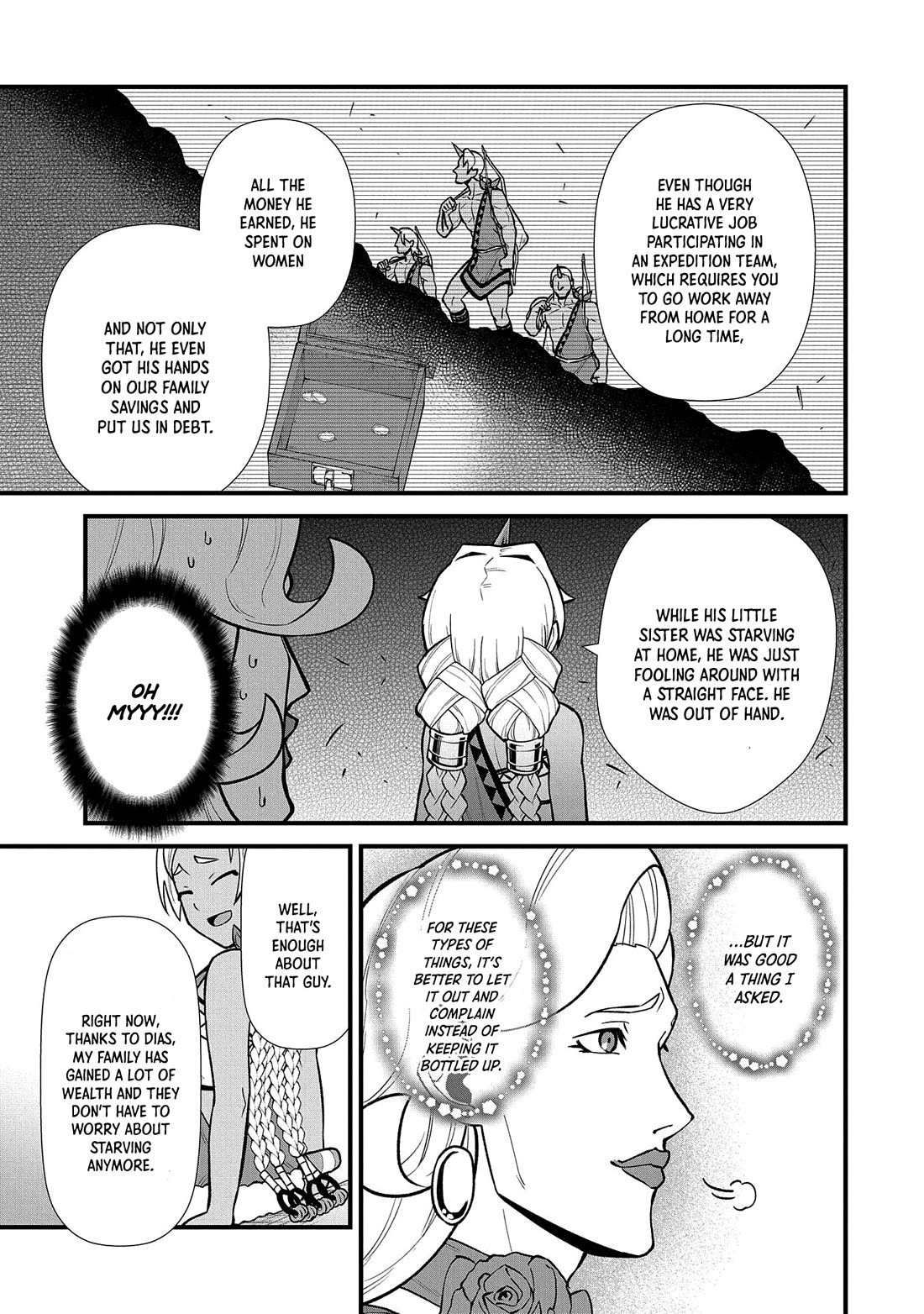The Population Of The Frontier Owner Starts With 0. "Dias The Blue" And A Blue Horned Girl. Chapter 27 page 20 - Chapter 27
