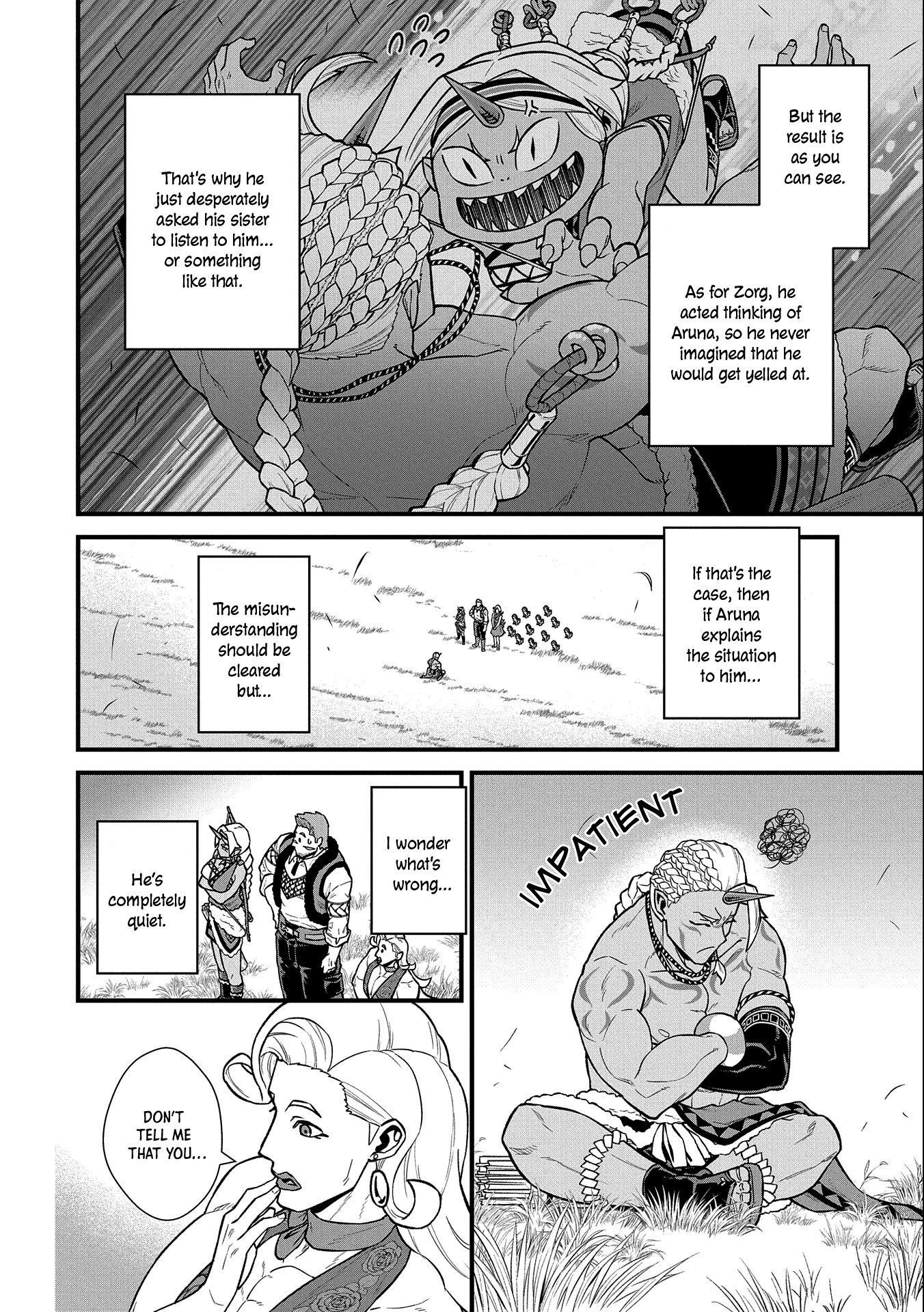 The Population Of The Frontier Owner Starts With 0. "Dias The Blue" And A Blue Horned Girl. Chapter 28 page 13 - Chapter 28