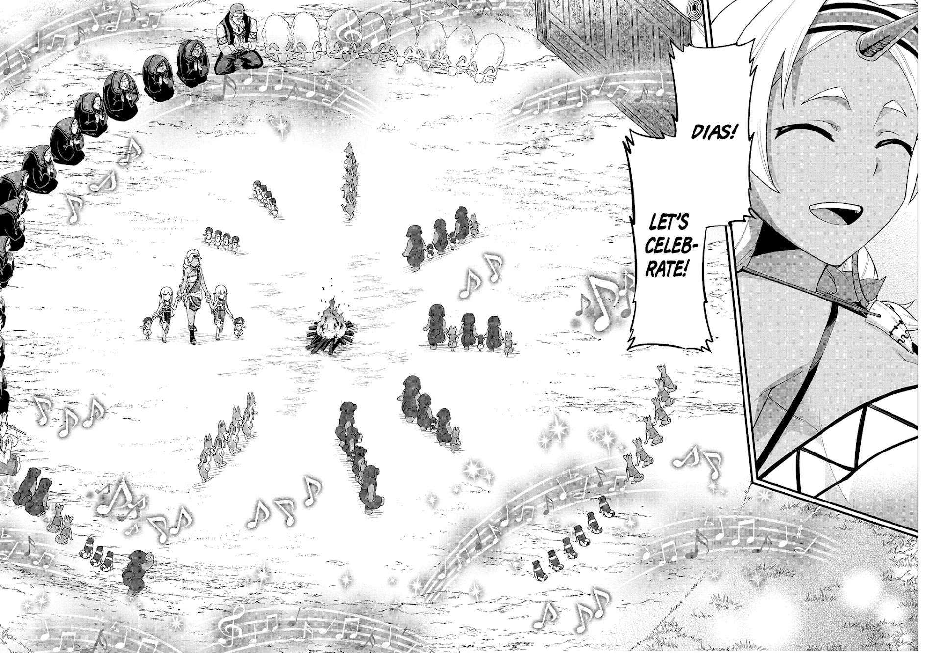The Population Of The Frontier Owner Starts With 0. "Dias The Blue" And A Blue Horned Girl. Chapter 29 page 25 - Chapter 29