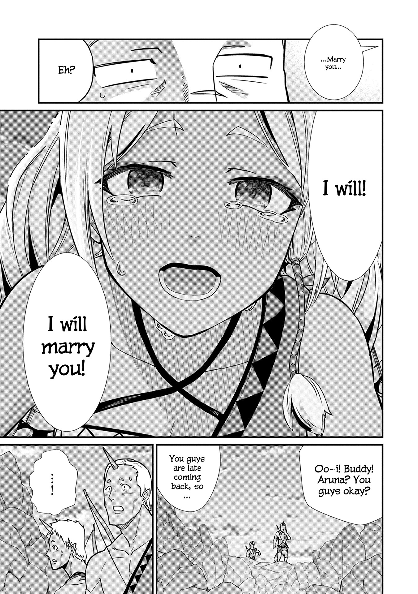 The Population Of The Frontier Owner Starts With 0. "Dias The Blue" And A Blue Horned Girl. Chapter 3 page 30 - Chapter 3