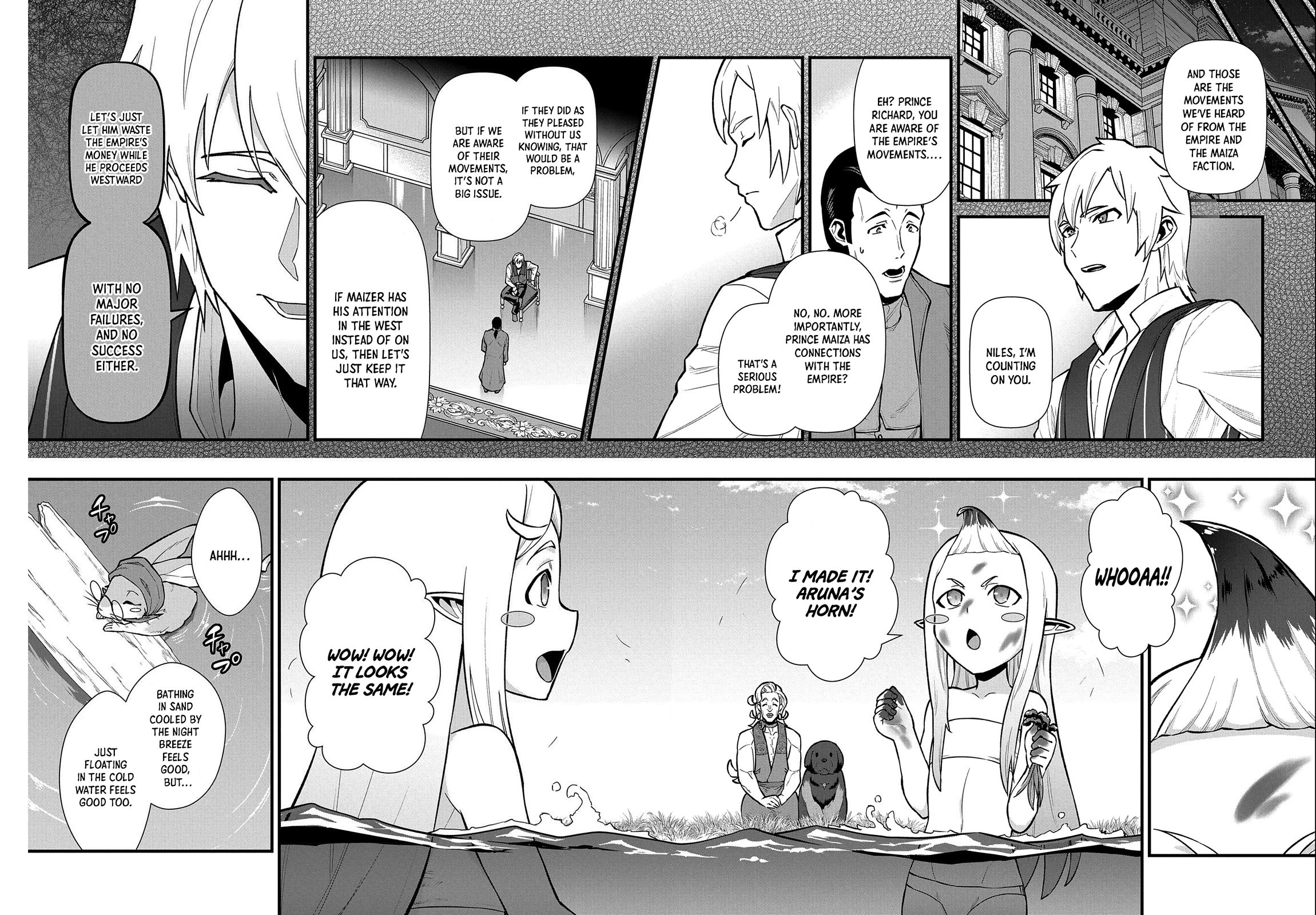 The Population Of The Frontier Owner Starts With 0. "Dias The Blue" And A Blue Horned Girl. Chapter 30 page 10 - Chapter 30