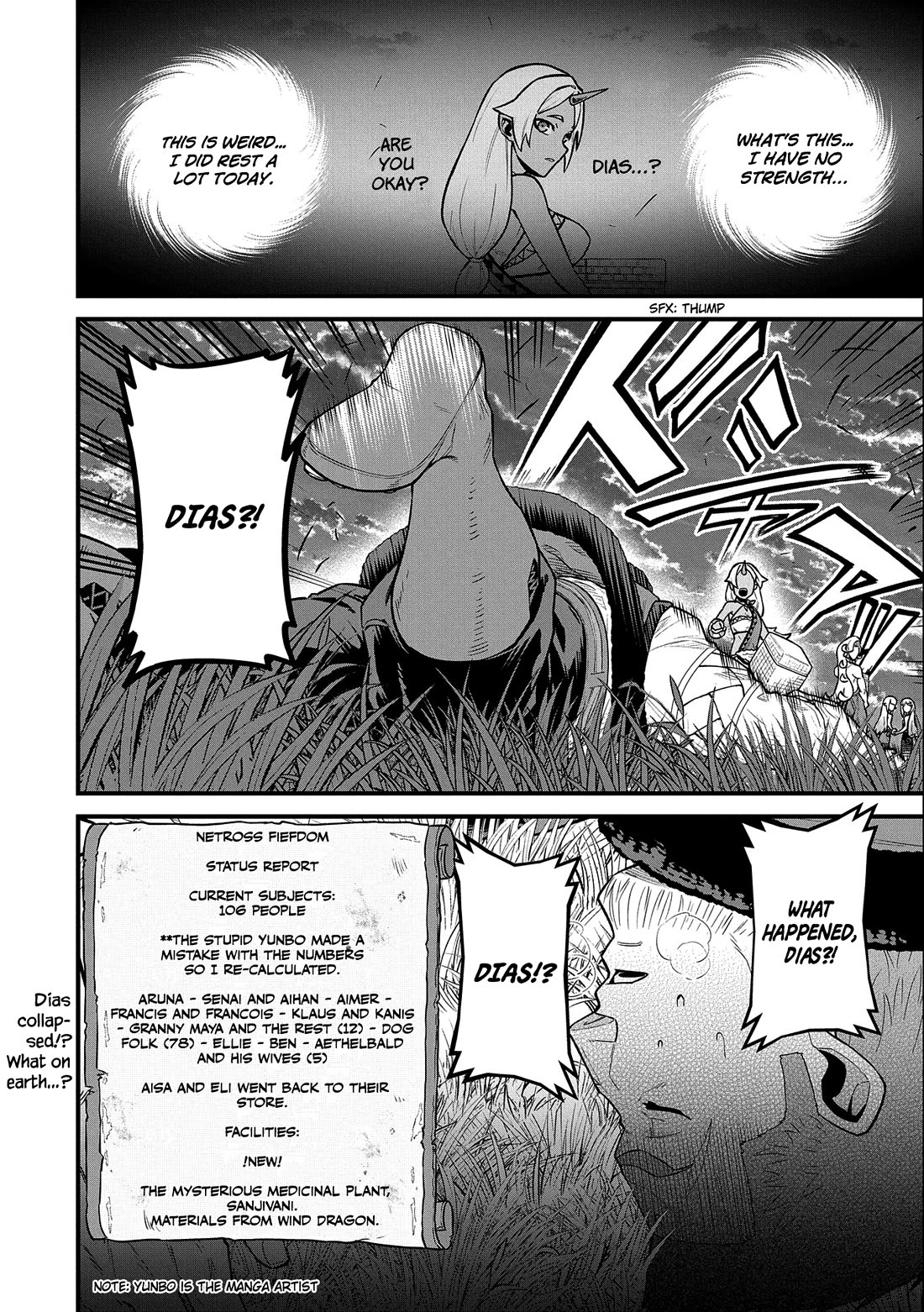 The Population Of The Frontier Owner Starts With 0. "Dias The Blue" And A Blue Horned Girl. Chapter 30 page 20 - Chapter 30