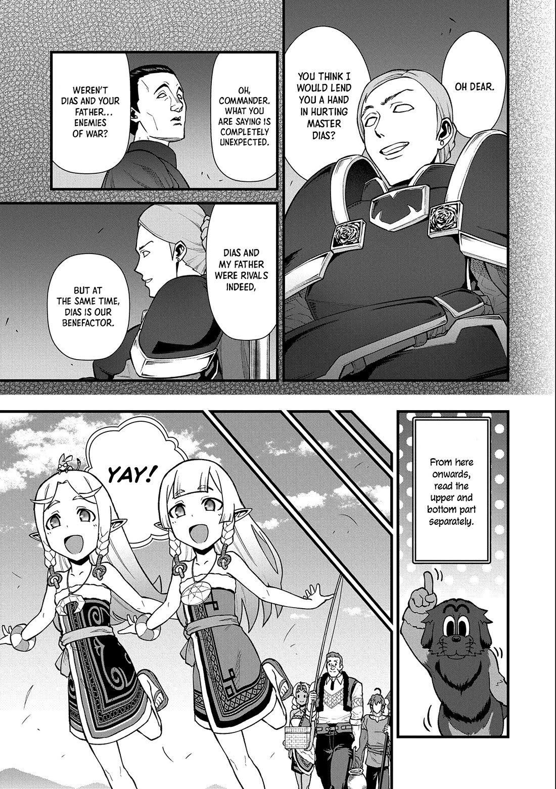The Population Of The Frontier Owner Starts With 0. "Dias The Blue" And A Blue Horned Girl. Chapter 30 page 4 - Chapter 30