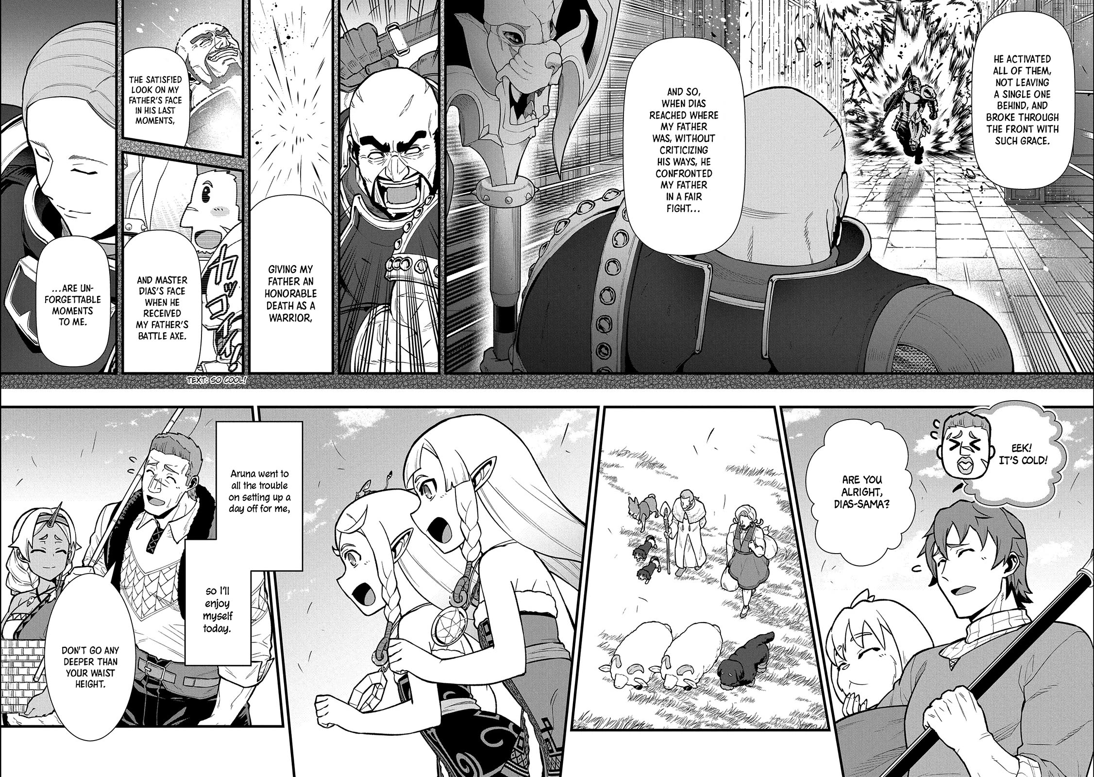 The Population Of The Frontier Owner Starts With 0. "Dias The Blue" And A Blue Horned Girl. Chapter 30 page 6 - Chapter 30