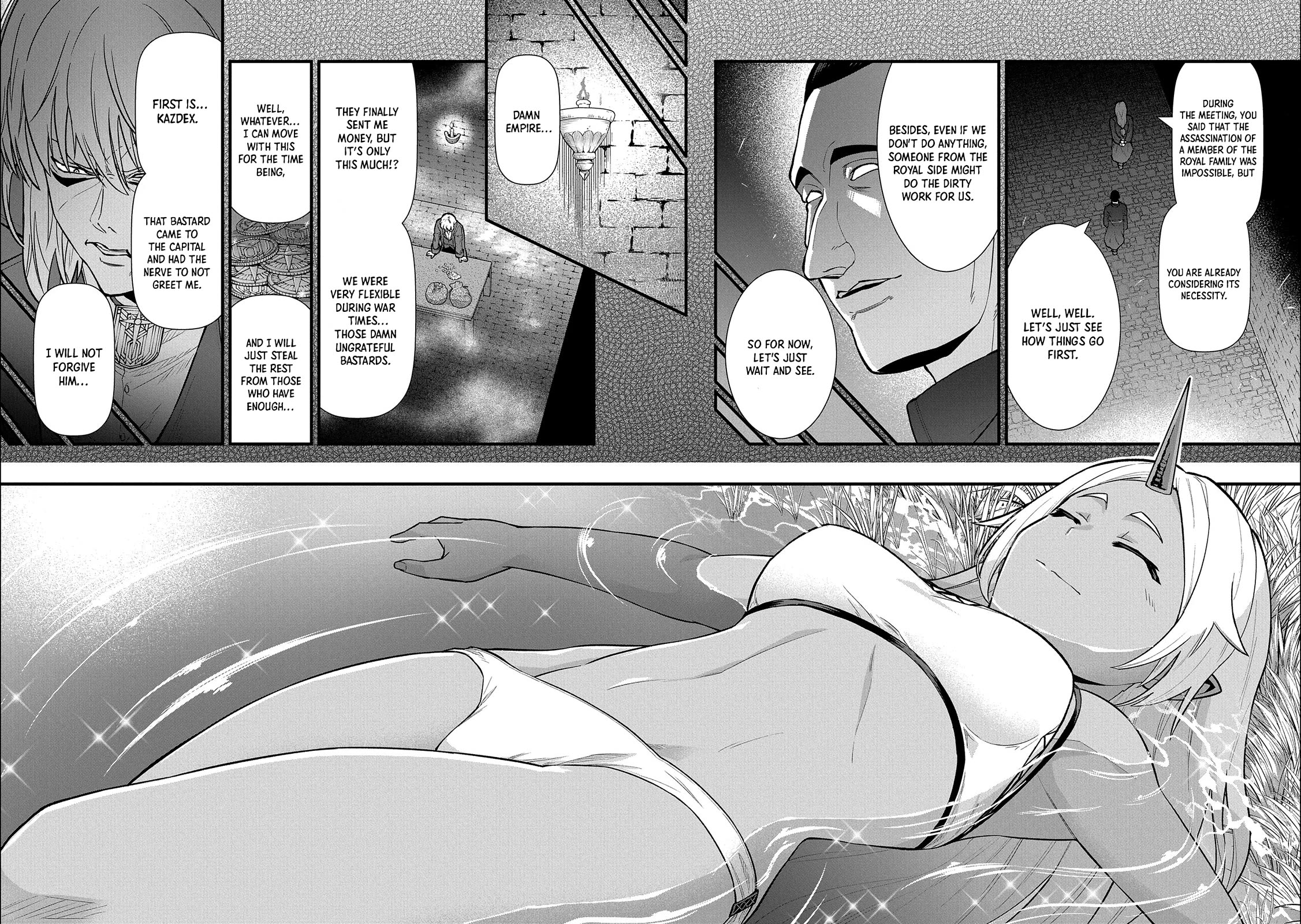 The Population Of The Frontier Owner Starts With 0. "Dias The Blue" And A Blue Horned Girl. Chapter 30 page 9 - Chapter 30