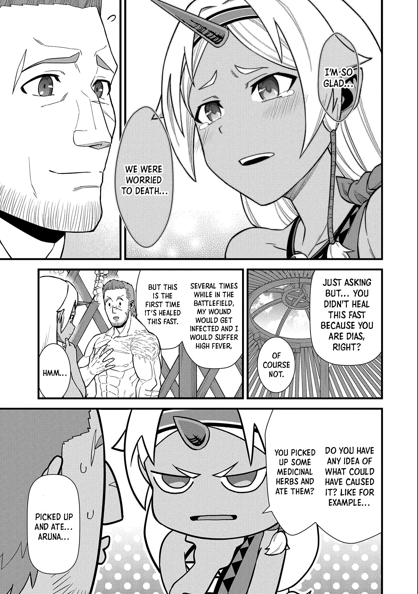 The Population Of The Frontier Owner Starts With 0. "Dias The Blue" And A Blue Horned Girl. Chapter 31 page 12 - Chapter 31
