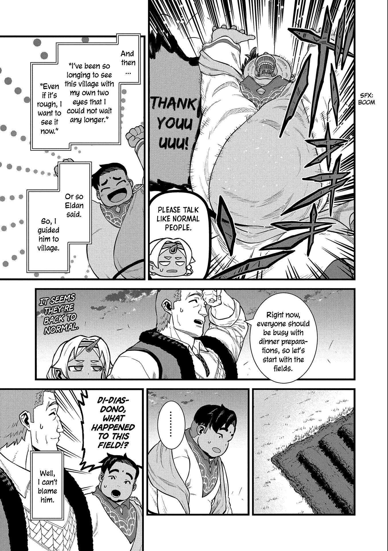 The Population Of The Frontier Owner Starts With 0. "Dias The Blue" And A Blue Horned Girl. Chapter 31 page 18 - Chapter 31